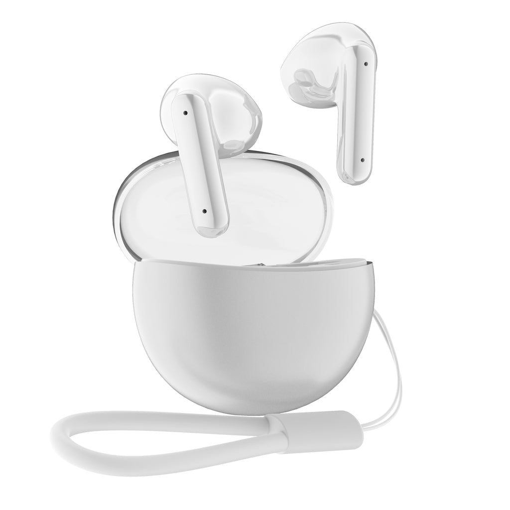 True Wireless Bluetooth Earphones - Black & White