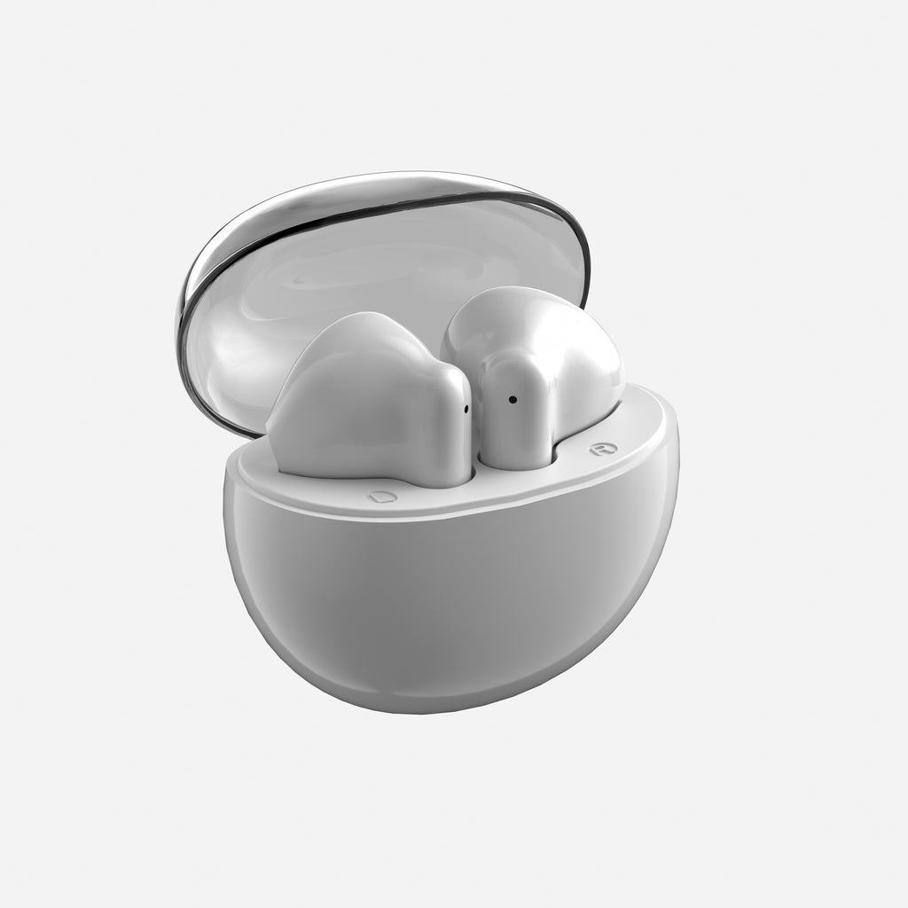 True Wireless Bluetooth Earphones - Black & White