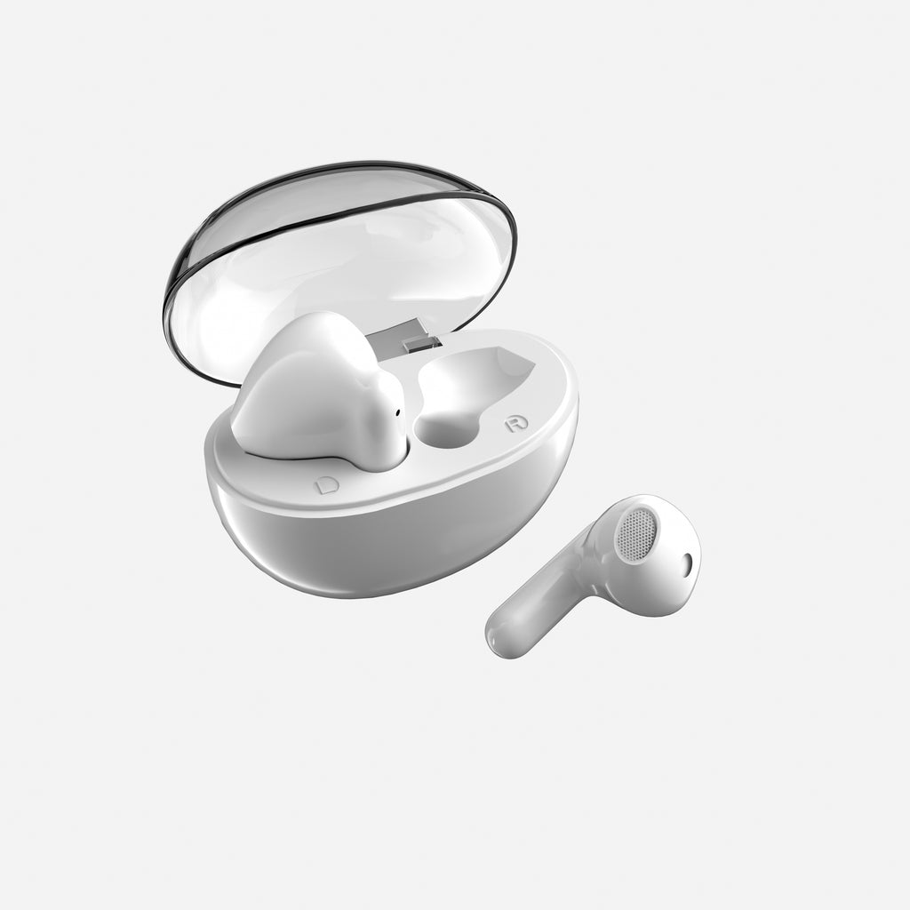 True Wireless Bluetooth Earphones - Black & White