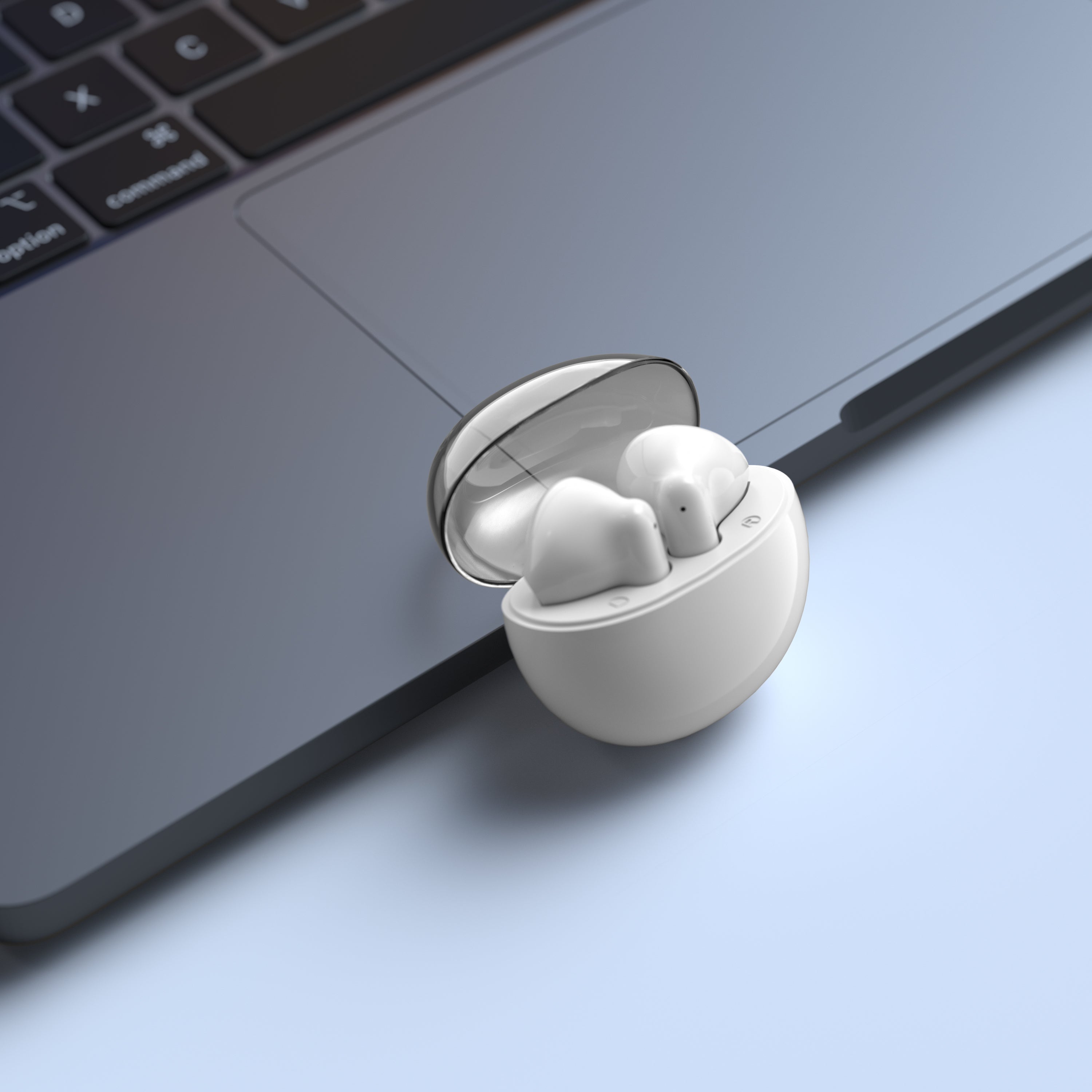 True Wireless Bluetooth Earphones - Black & White