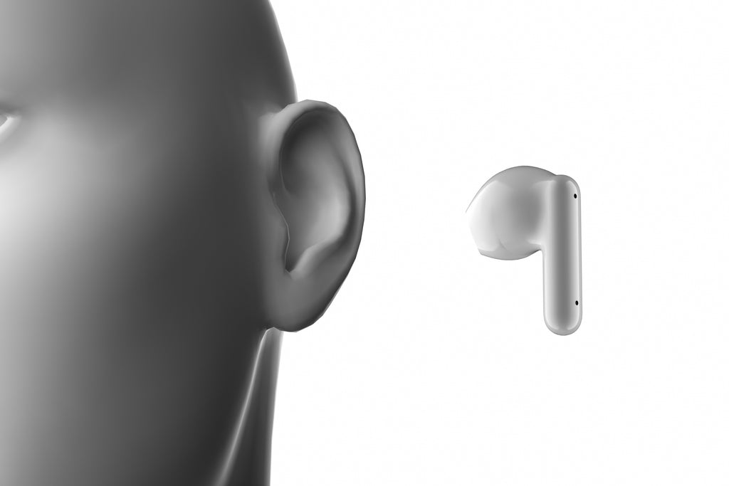 True Wireless Bluetooth Earphones - Black & White