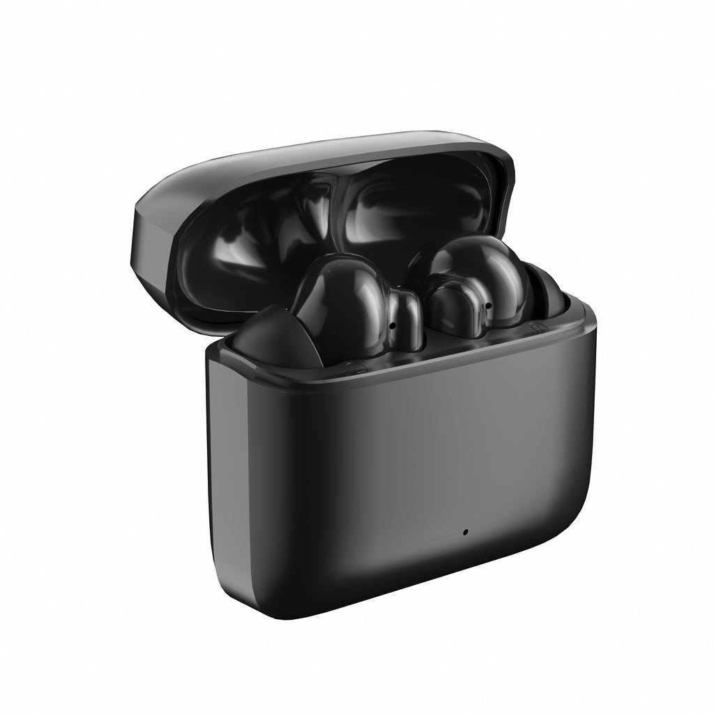 True Wireless Bluetooth Earbuds – Black &amp; Cream