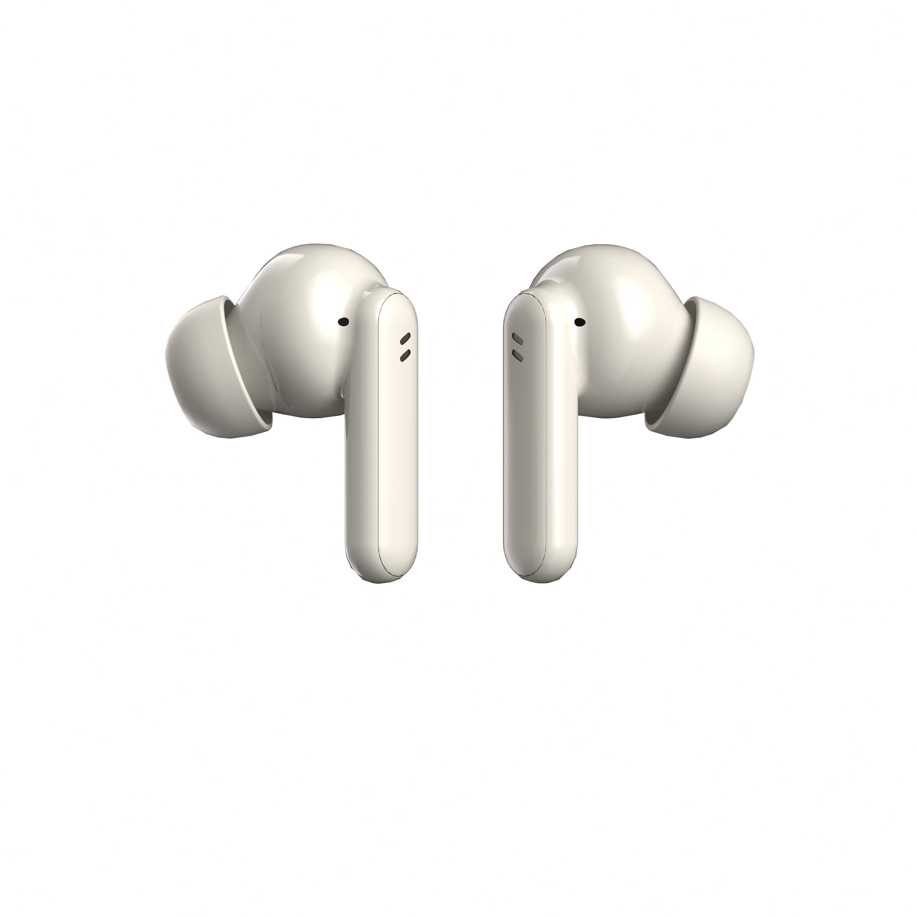 True Wireless Bluetooth Earbuds – Black &amp; Cream