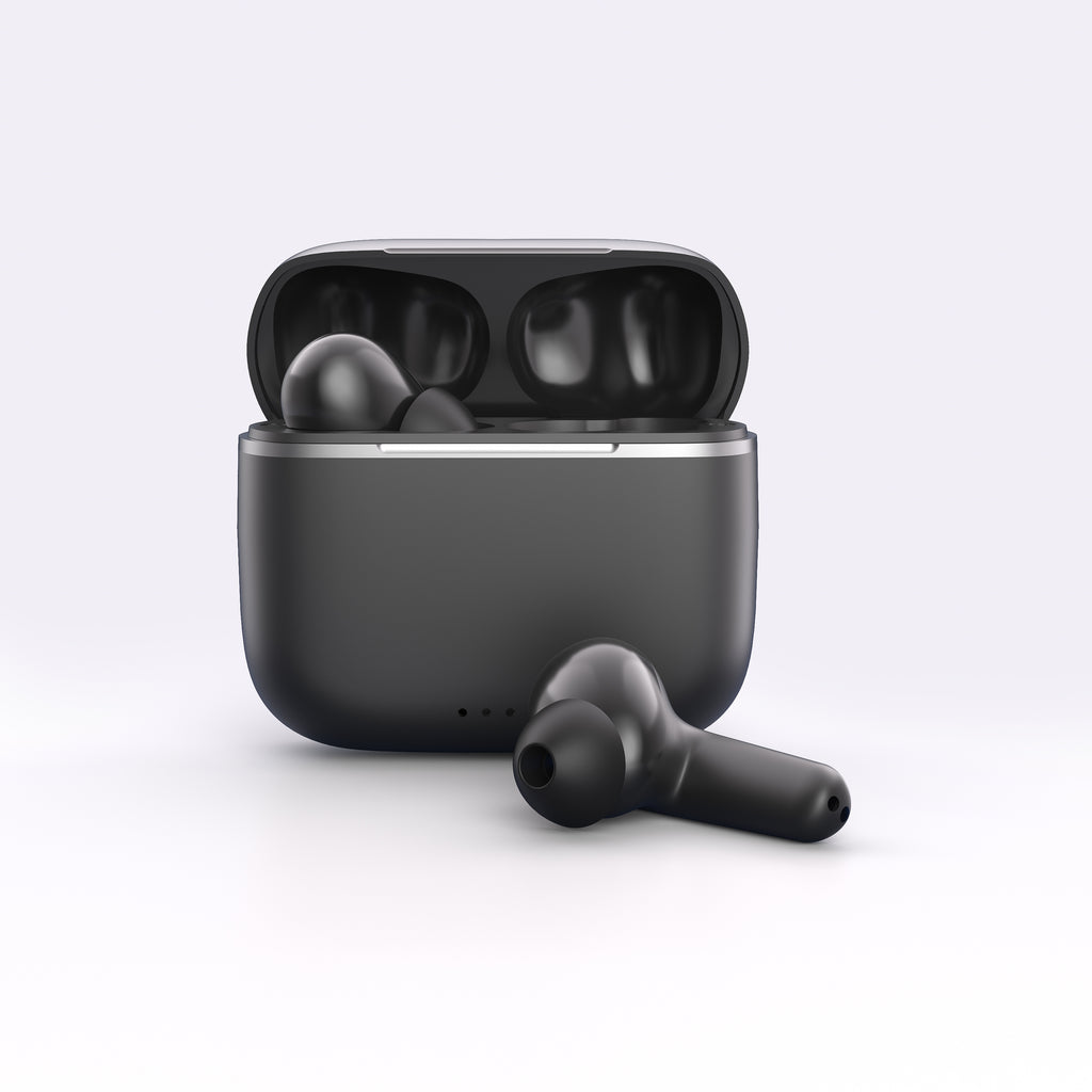 Bluetooth Earbuds with Mic & Case – 15 Hr Playtime