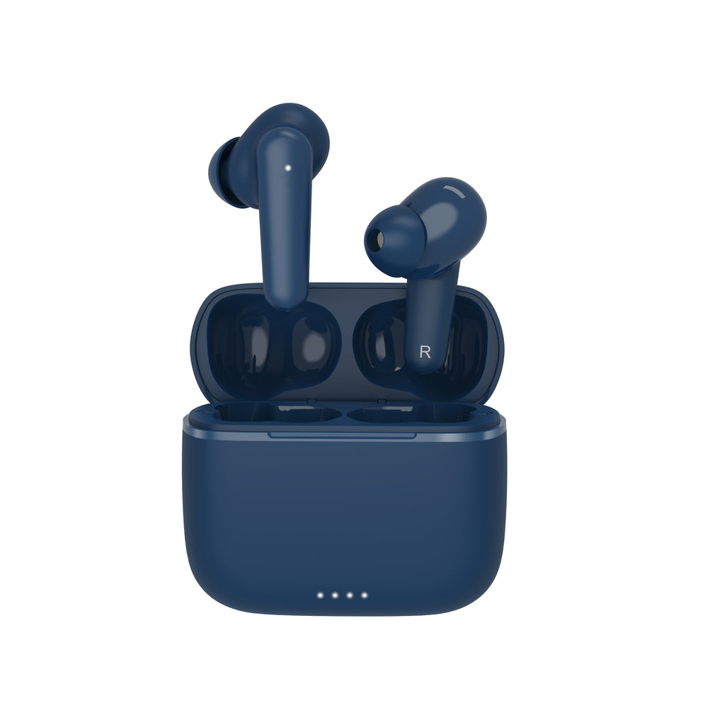 Bluetooth Earbuds with Mic & Case – 15 Hr Playtime