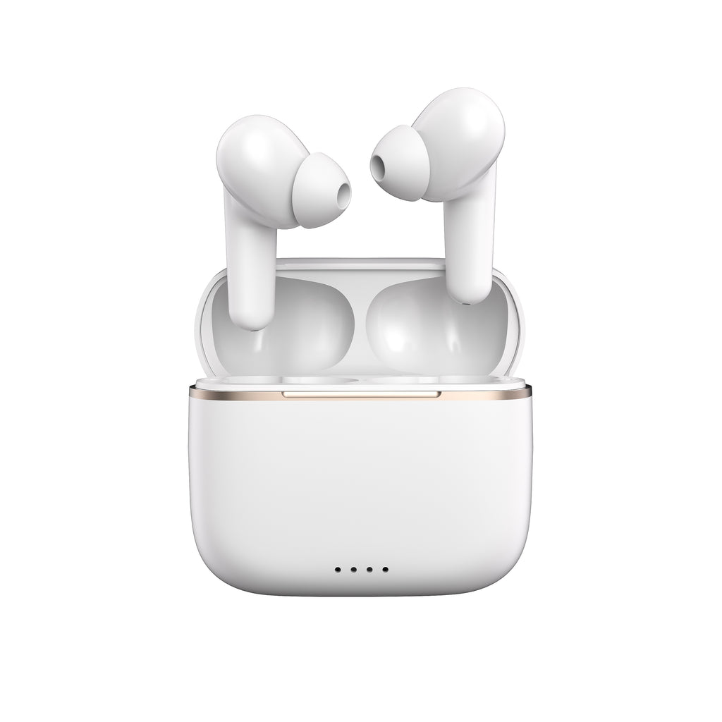 Bluetooth Earbuds with Mic & Case – 15 Hr Playtime