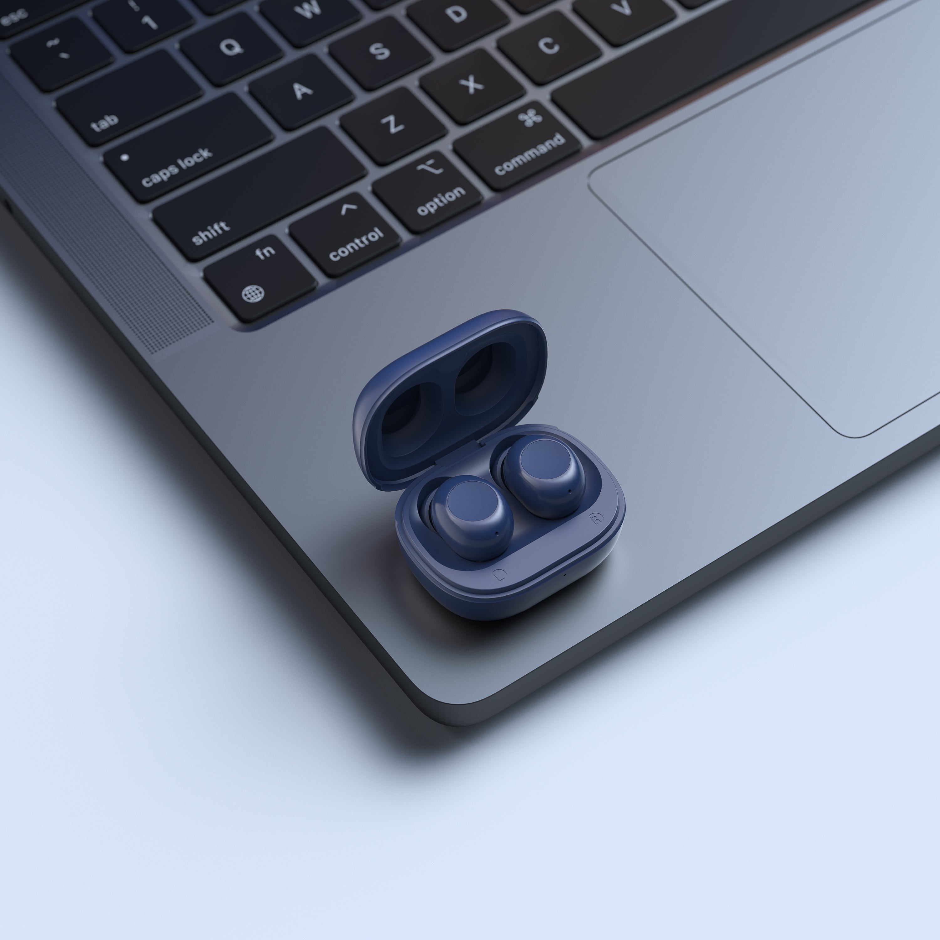 True Wireless Bluetooth Earbuds – Black & white