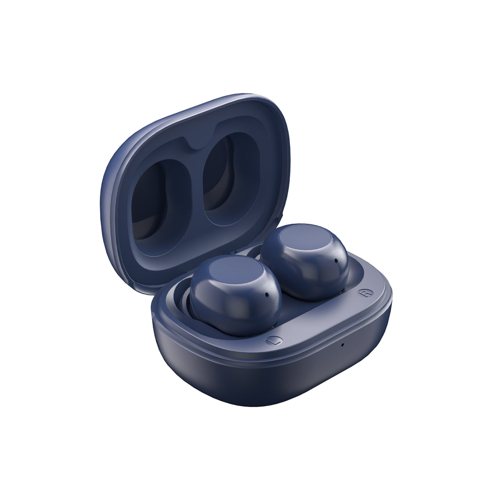 True Wireless Bluetooth Earbuds – Black & white