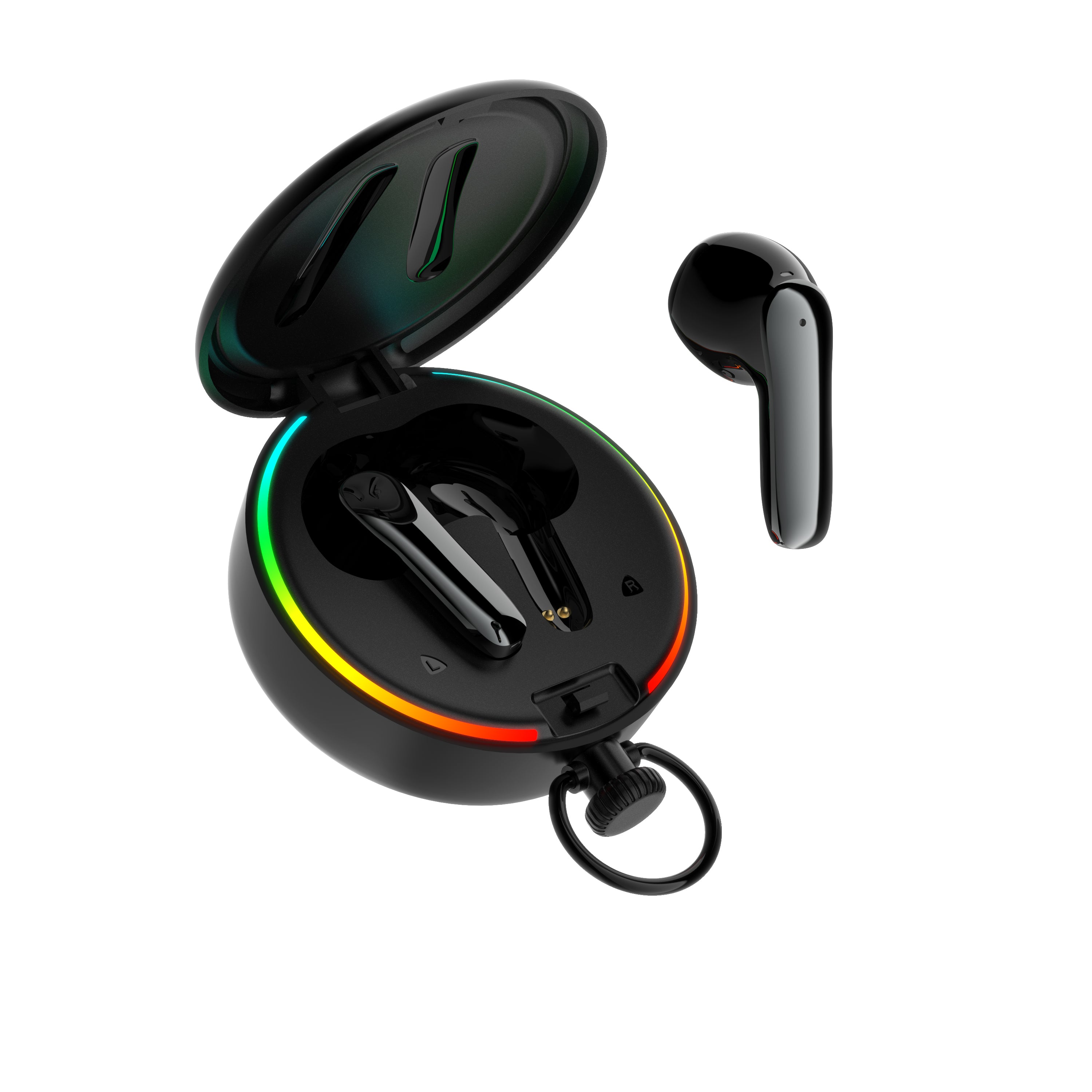 True Wireless Bluetooth Earbuds – Black & White