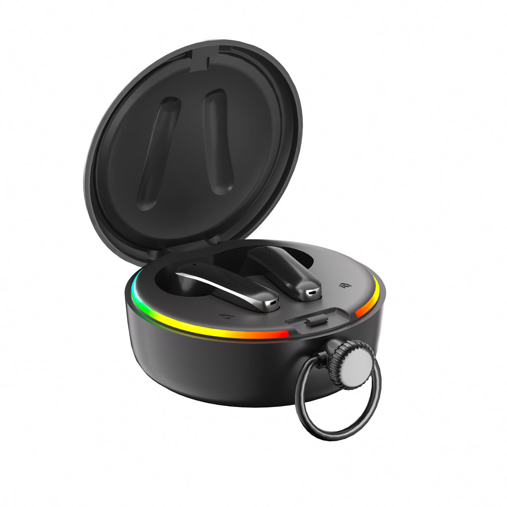 True Wireless Bluetooth Earbuds – Black & White