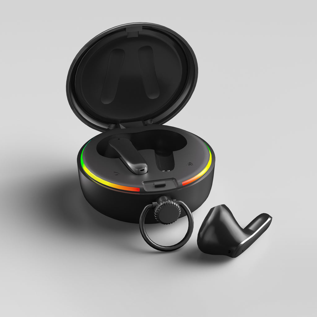 True Wireless Bluetooth Earbuds – Black & White