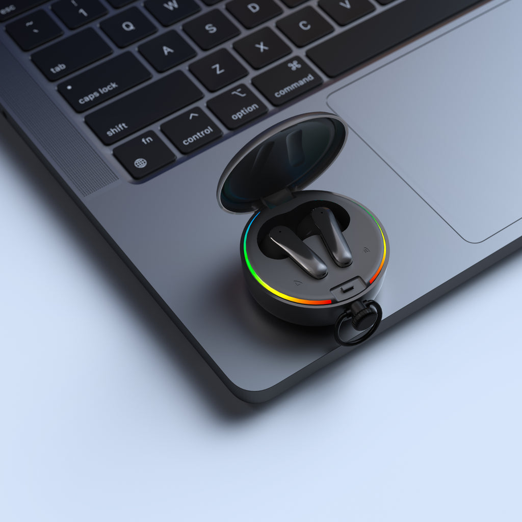 True Wireless Bluetooth Earbuds – Black & White