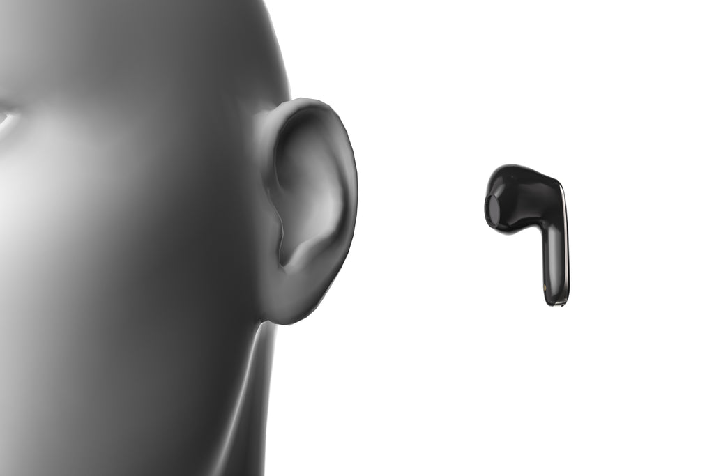 True Wireless Bluetooth Earbuds – Black & White