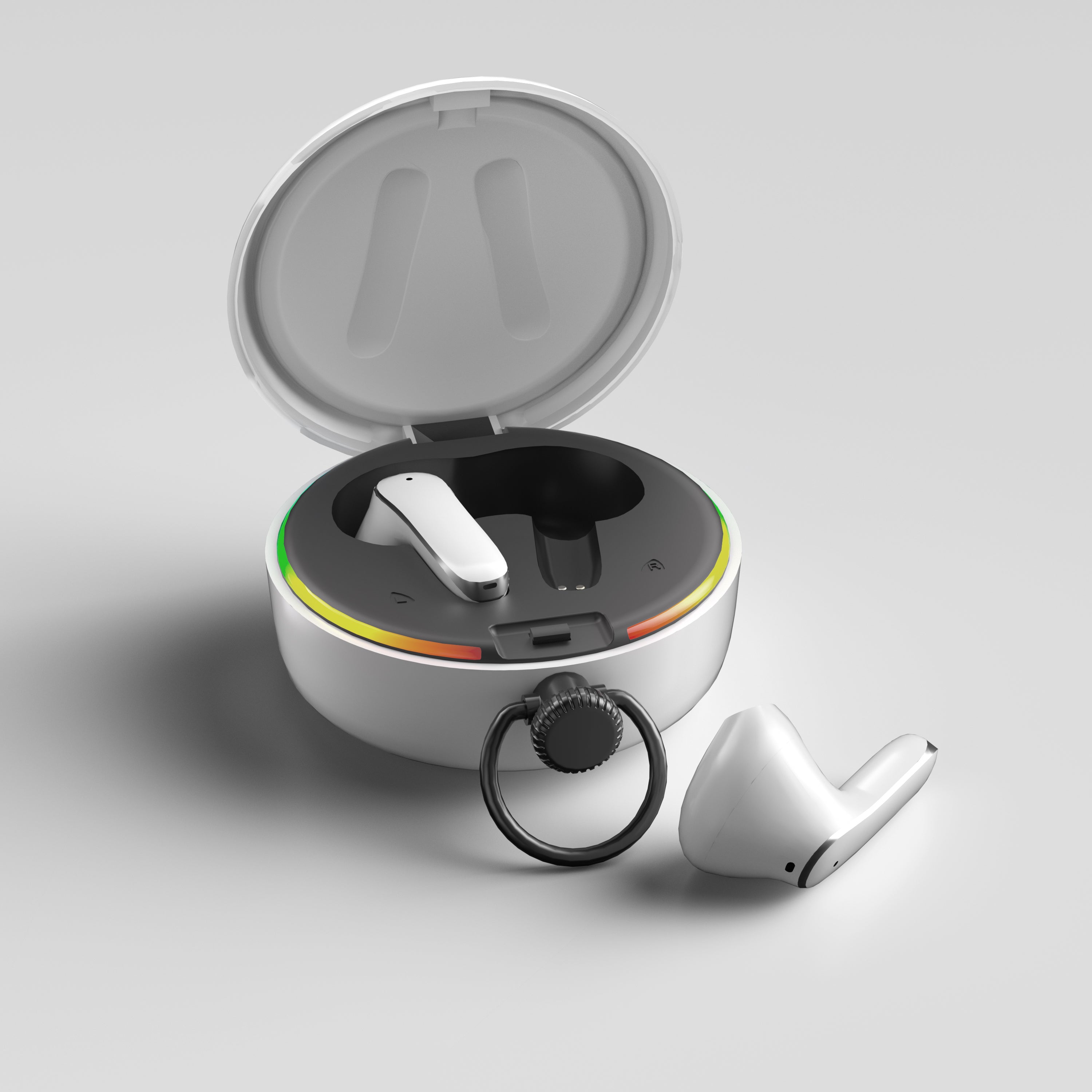 True Wireless Bluetooth Earbuds – Black & White