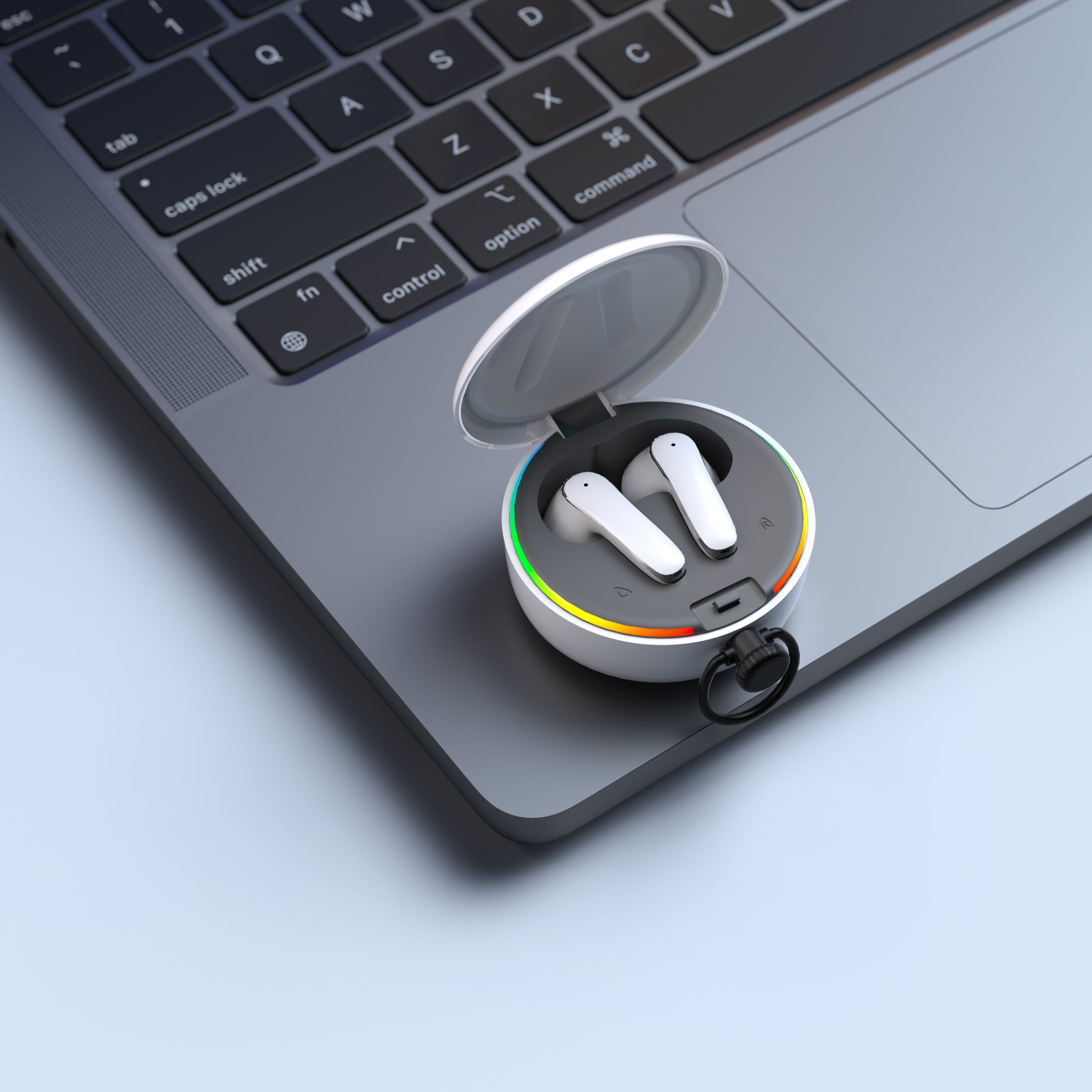 True Wireless Bluetooth Earbuds – Black & White