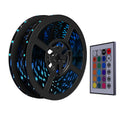 LAX Smart Home Sound Activated Multi-Color LED Light Strip with Remote - 100 Feet