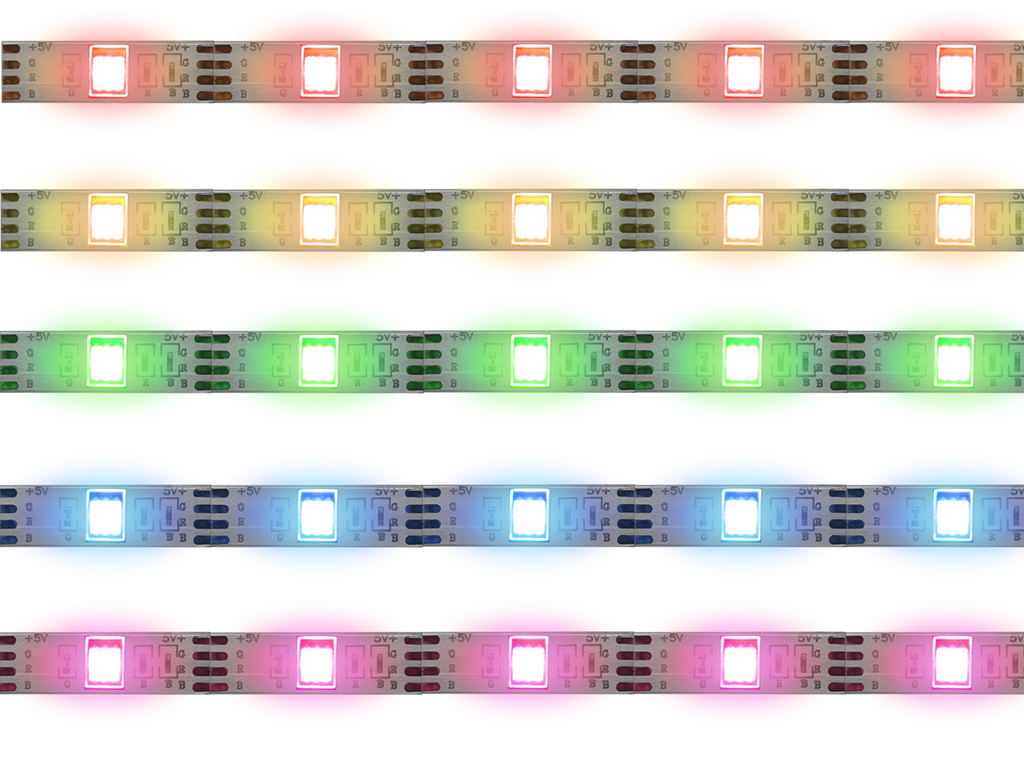 Smart Home Sound Activated Multi-Color LED Light Strip