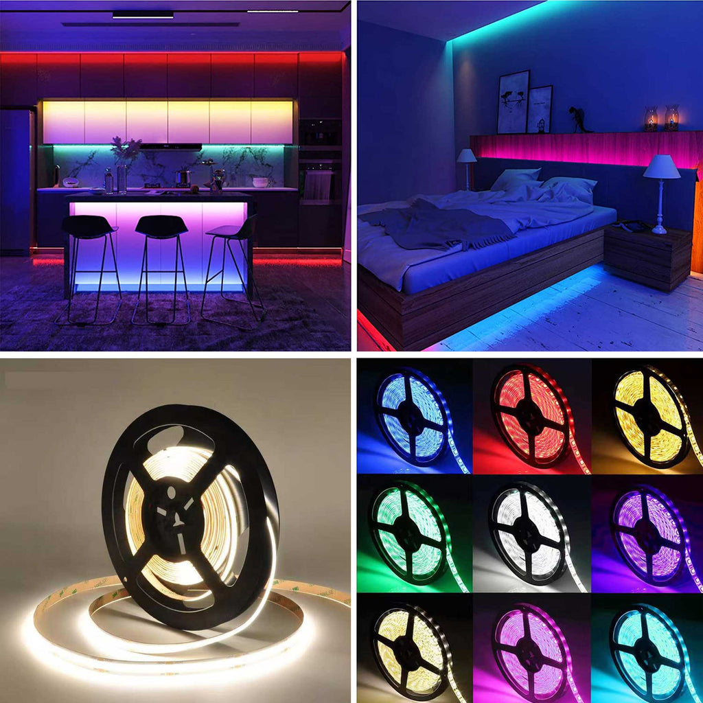 Smart Home Sound Activated Multi-Color LED Light Strip