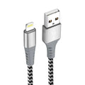 Apple MFI Certified Iphone to USB Cable 10 Ft - Gray