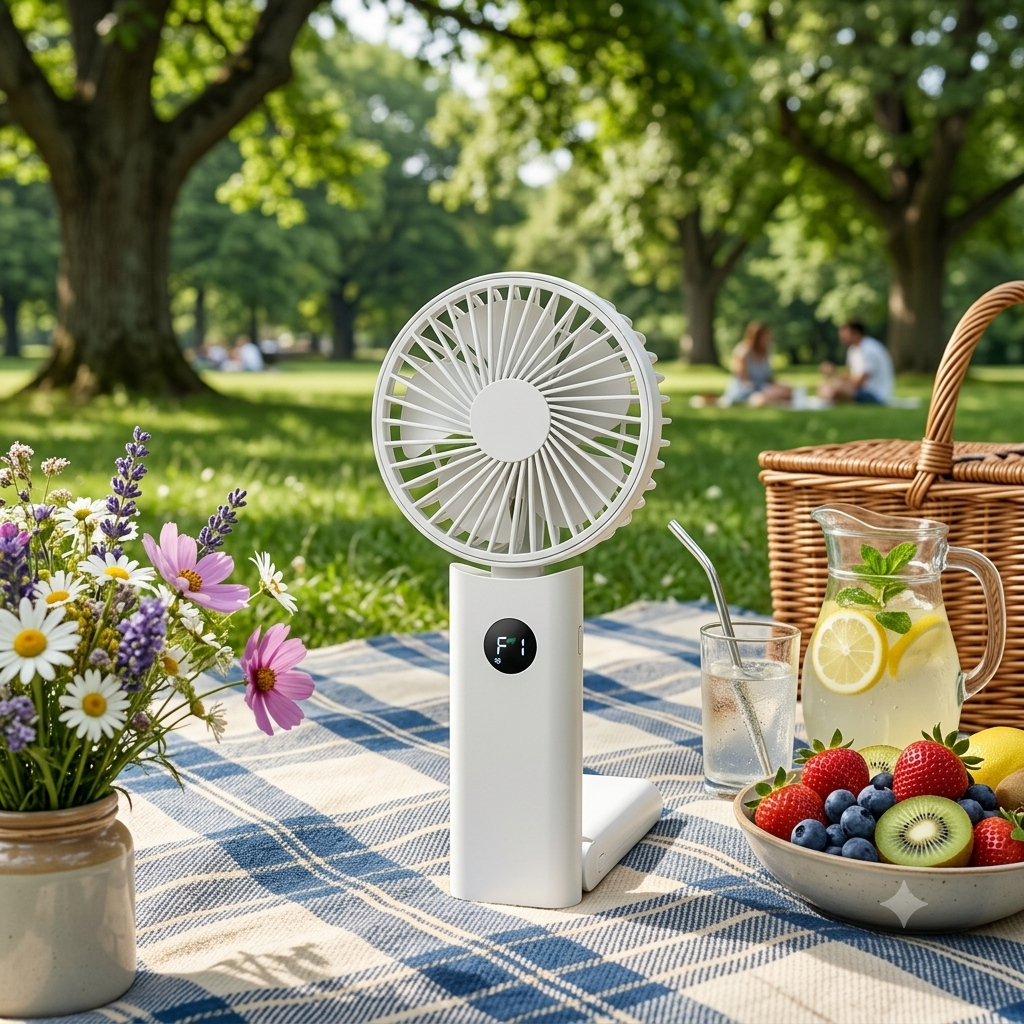 Rechargeable Portable Foldable Fans | Handheld Fans | Travel-Friendly