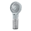 Handheld Mist Fan, Portable USB Rechargeable Personal Cooling Fan with Water Mist Spray, One-Button Operation, Lightweight Mini Fan for Beach, Travel, Camping, Outdoor & Office