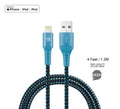 LAX Apple MFi Certified Iphone to USB Cable 4ft