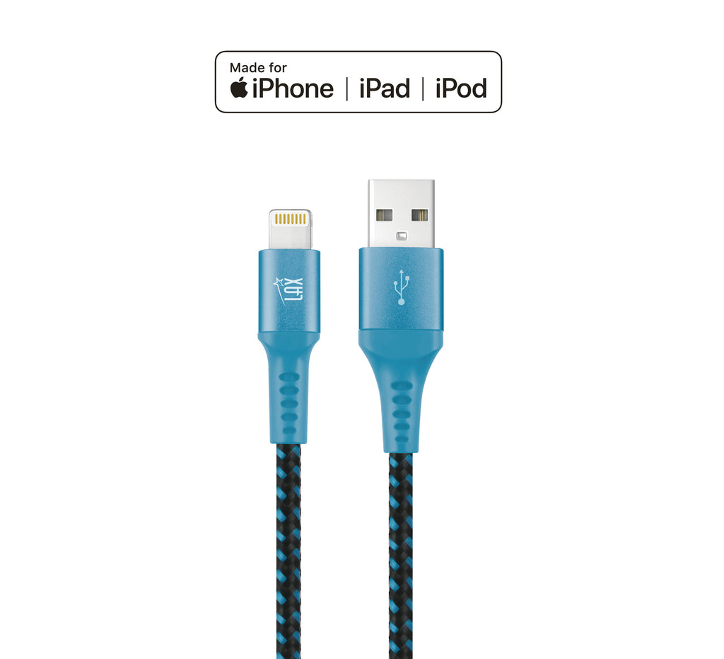 LAX Apple MFi Certified Iphone to USB Cable 4ft