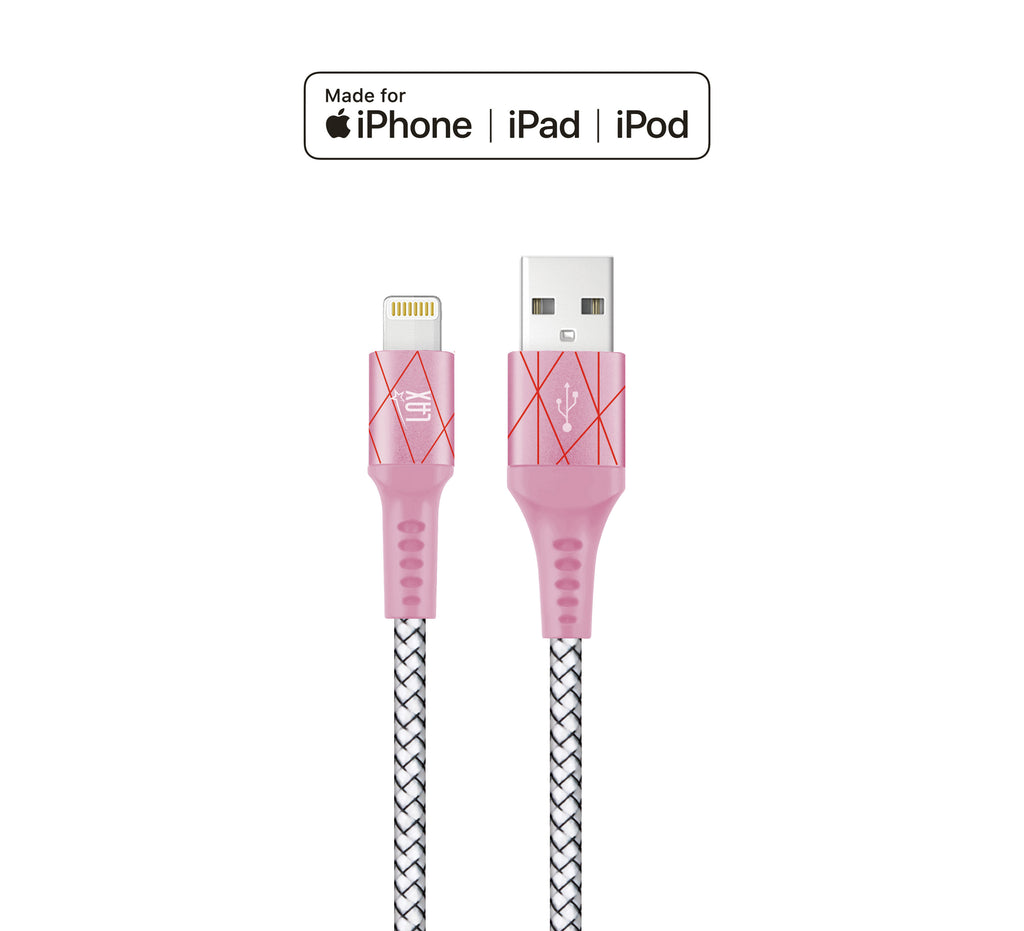 LAX Apple MFi Certified Iphone to USB Cable 4ft