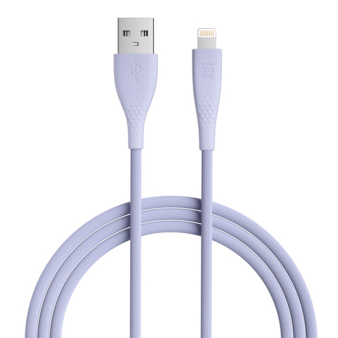 Apple MFi Certified Linear Lightning Cable - 10 Feet - Periwinkle