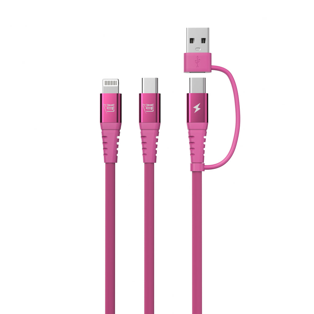4-in-1 USB-A/USB-C to USB-C and Iphone Cables For iPhone/Android Devices