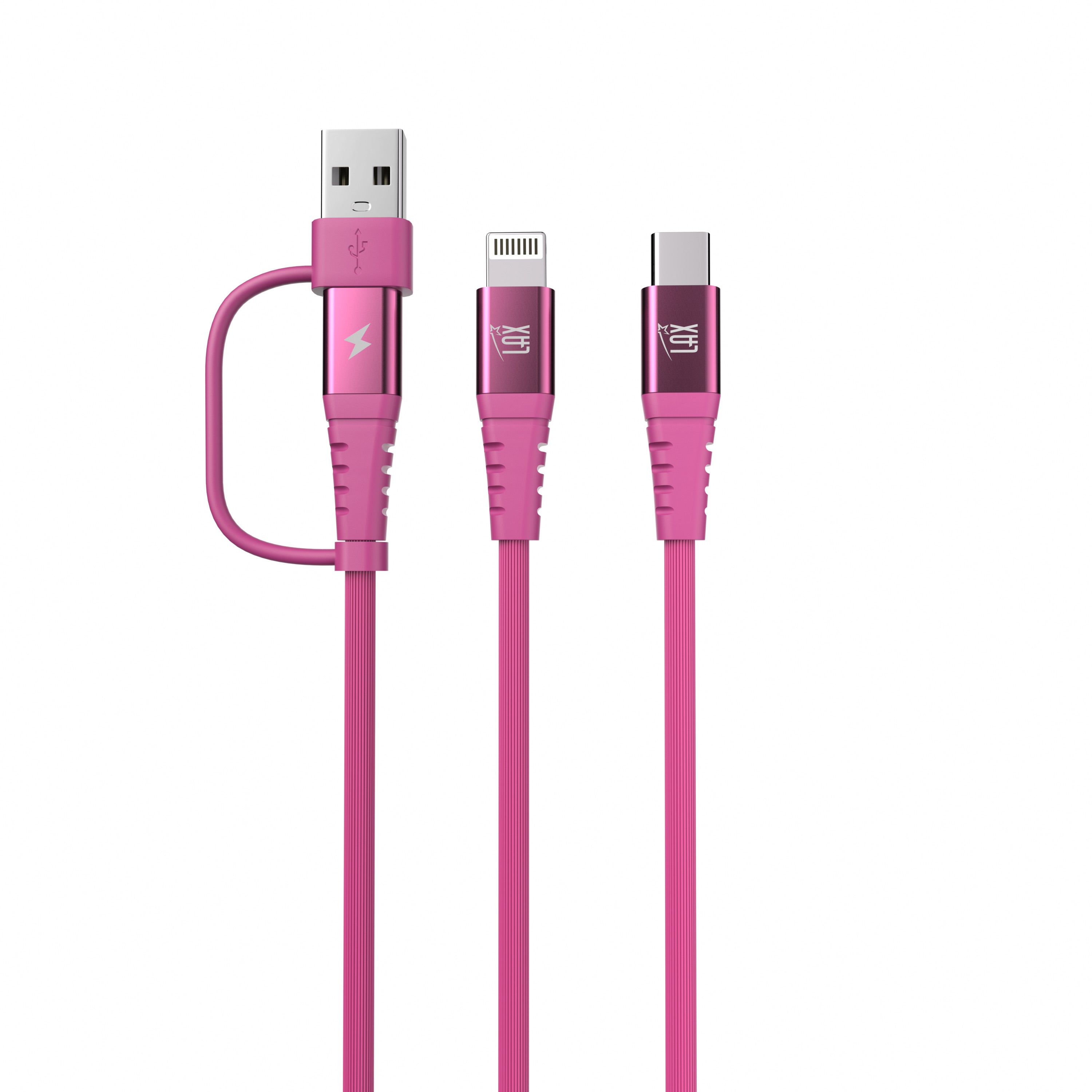 4-in-1 USB-A/USB-C to USB-C and Iphone Cables For iPhone/Android Devices