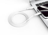 Apple MFi Certified Soft Touch Lightning Cable 6 & 10 Feet