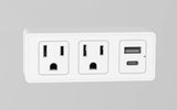 LAX Surge Protector 300j 2 Outlets and 1x USB-C Port and 1x USB-A Port