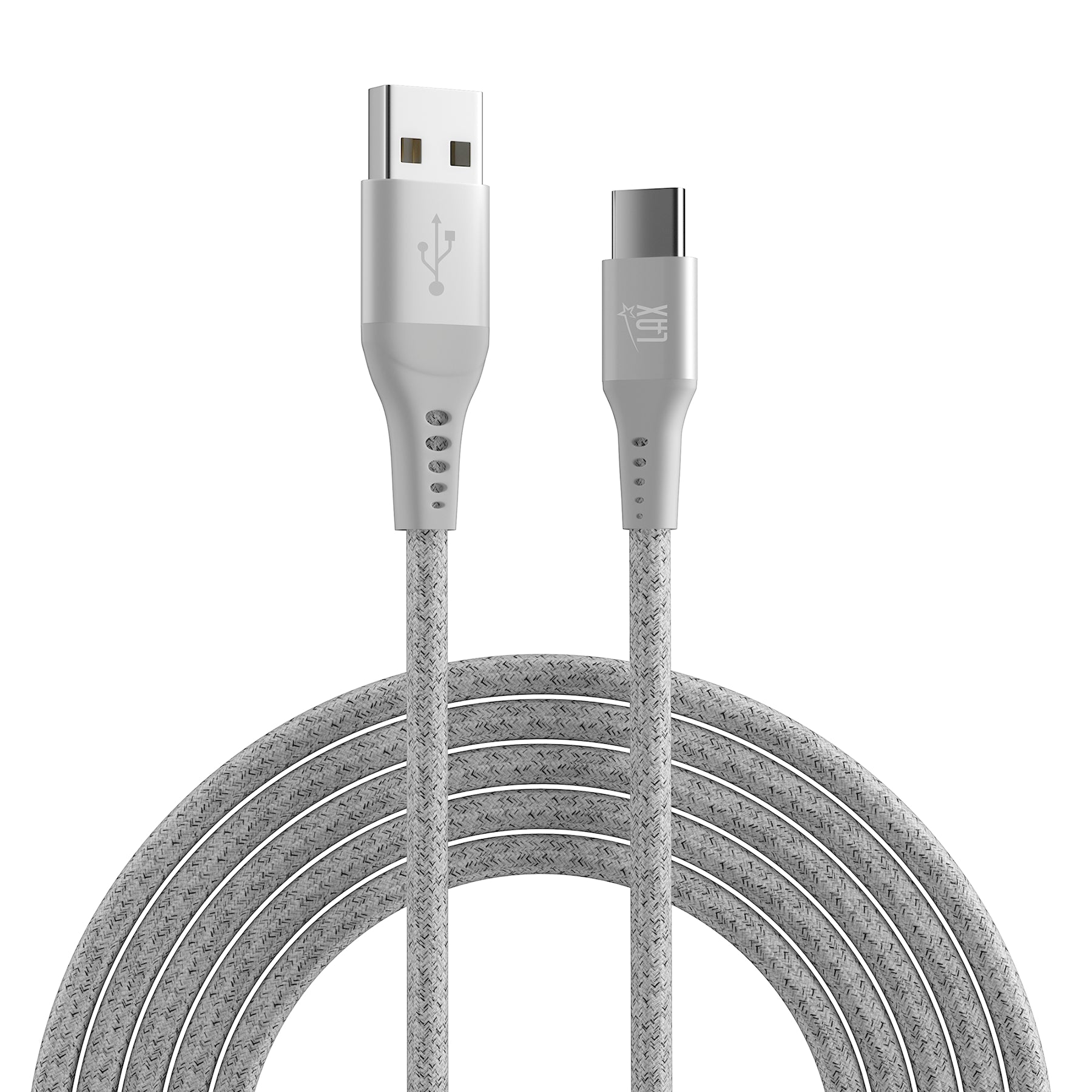 Lax Gadgets Lace USB Type-C Cables-10 Feet