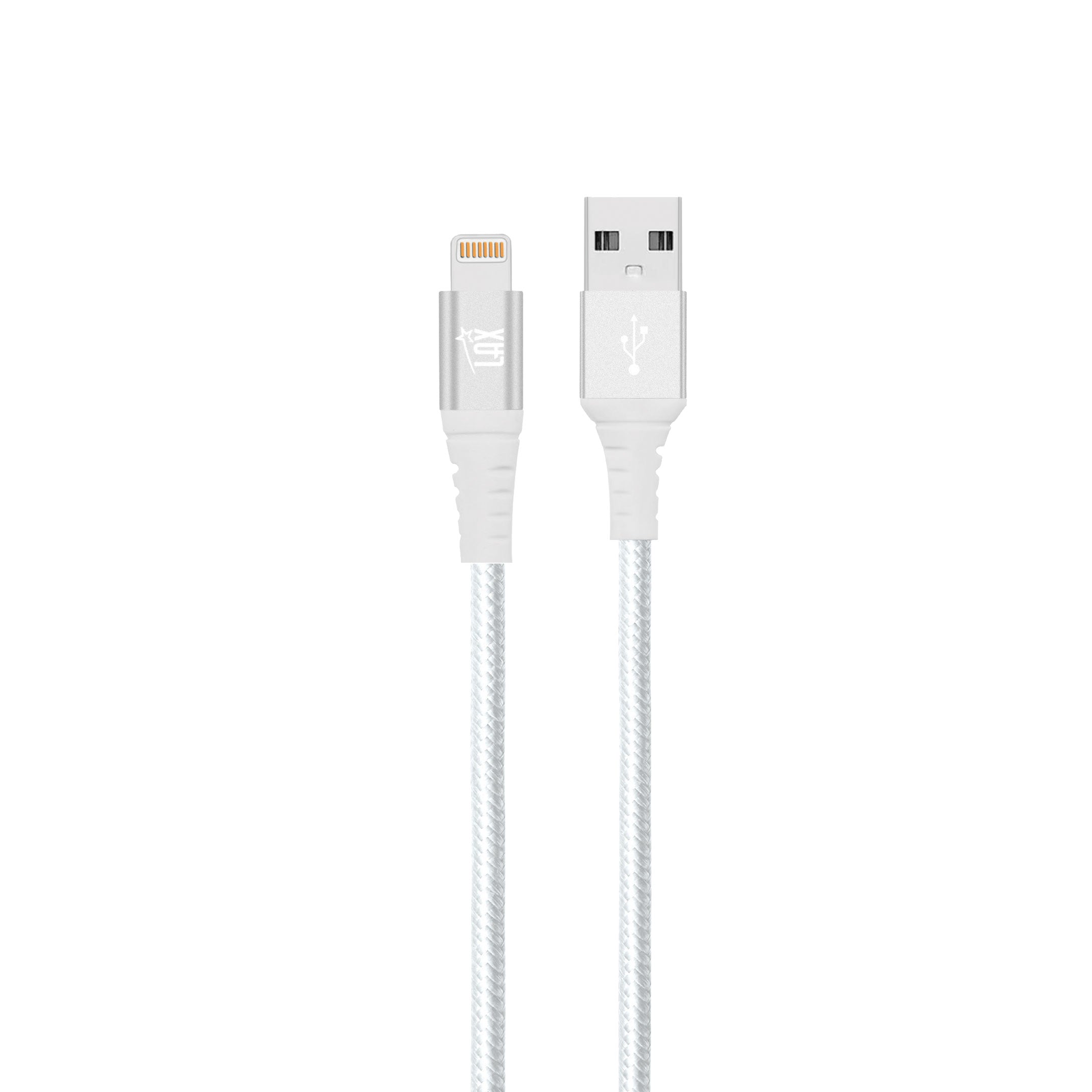 Apple MFi Certified Braided Nylon USB to Iphone - 10 Feet