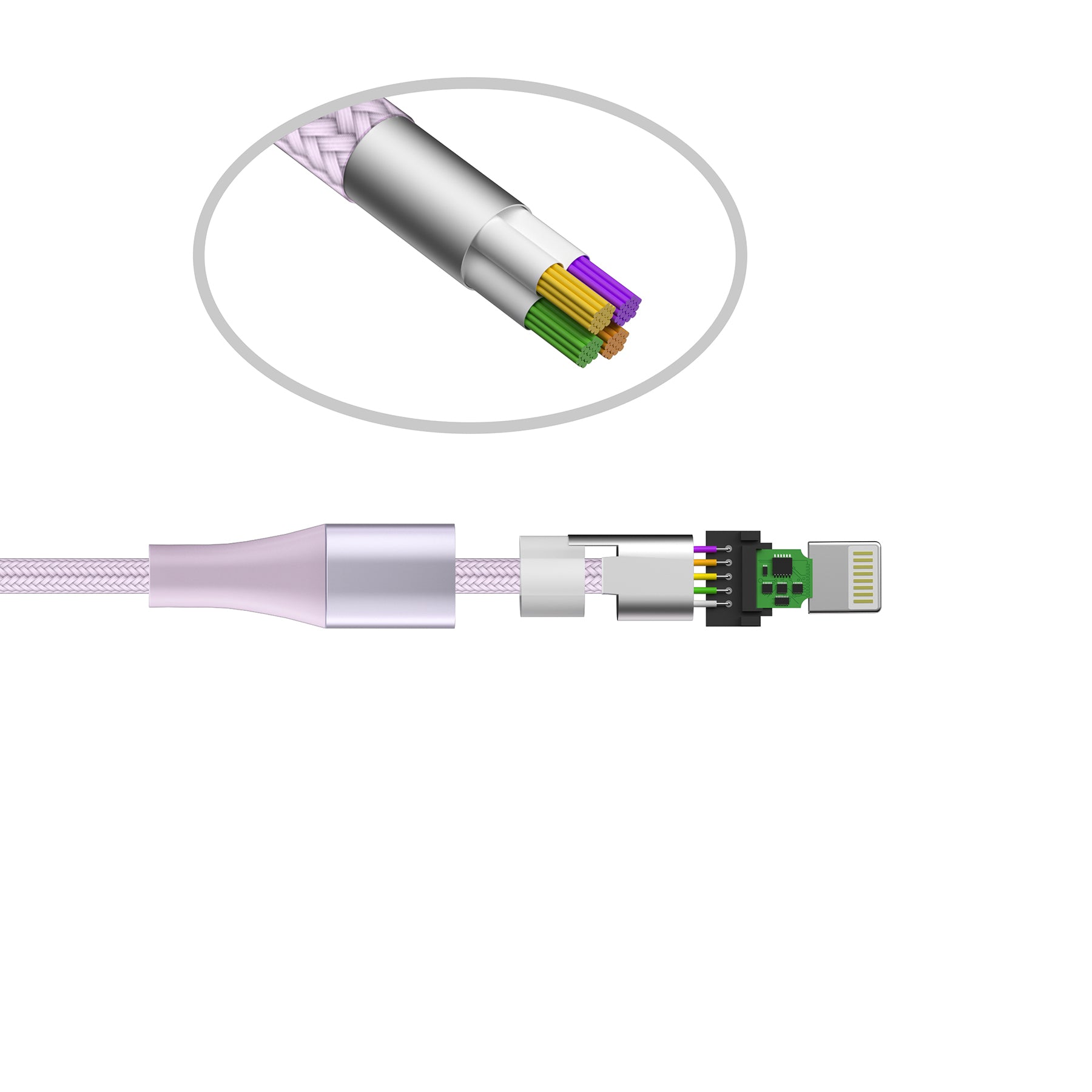 Apple MFi Certified Fabric Iphone Cables - 10 Feet