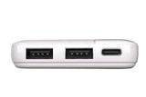 6600mAh Power Bank - White - Tri-Fold