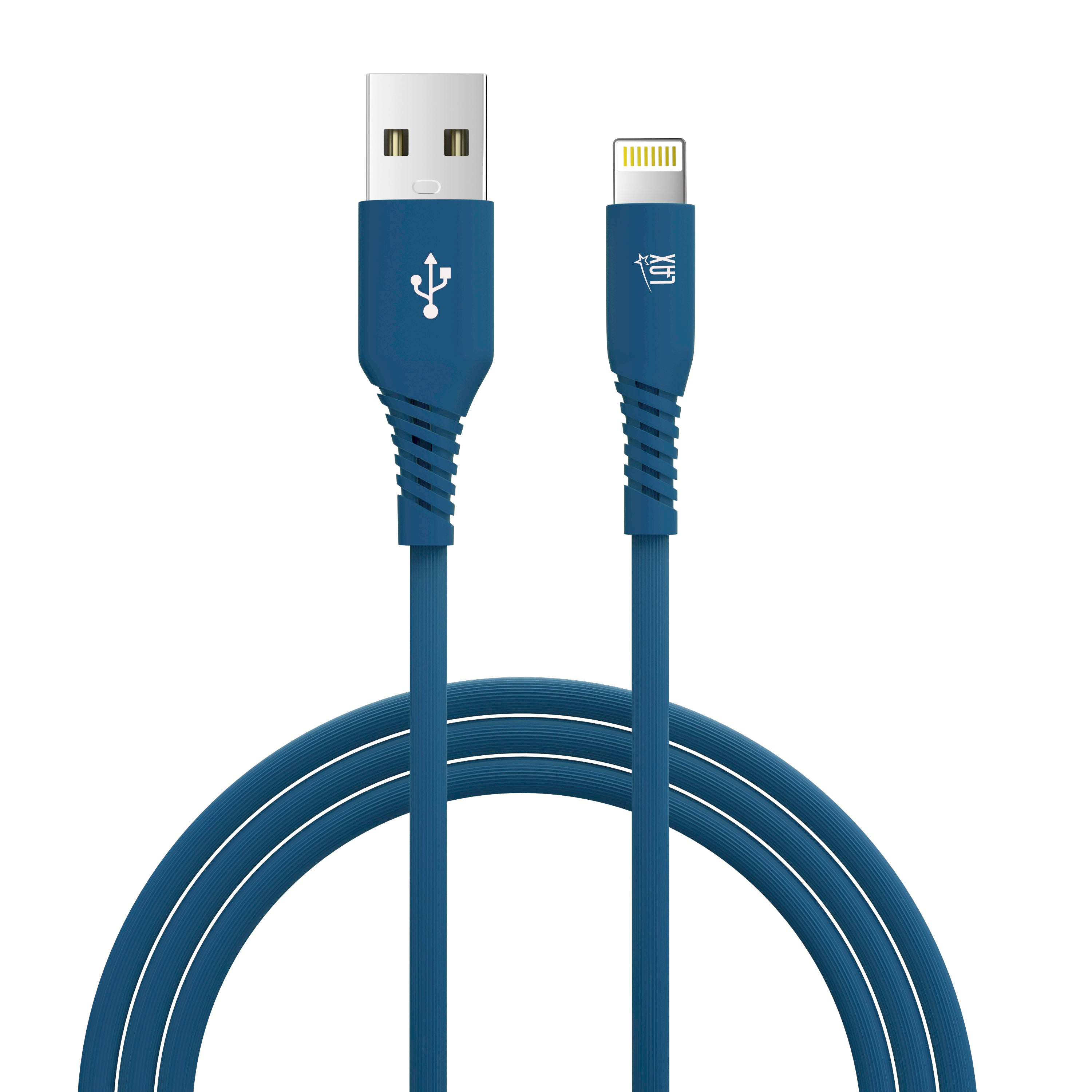 LAX Apple MFi Certified Braided Iphone Cable - 10 Feet