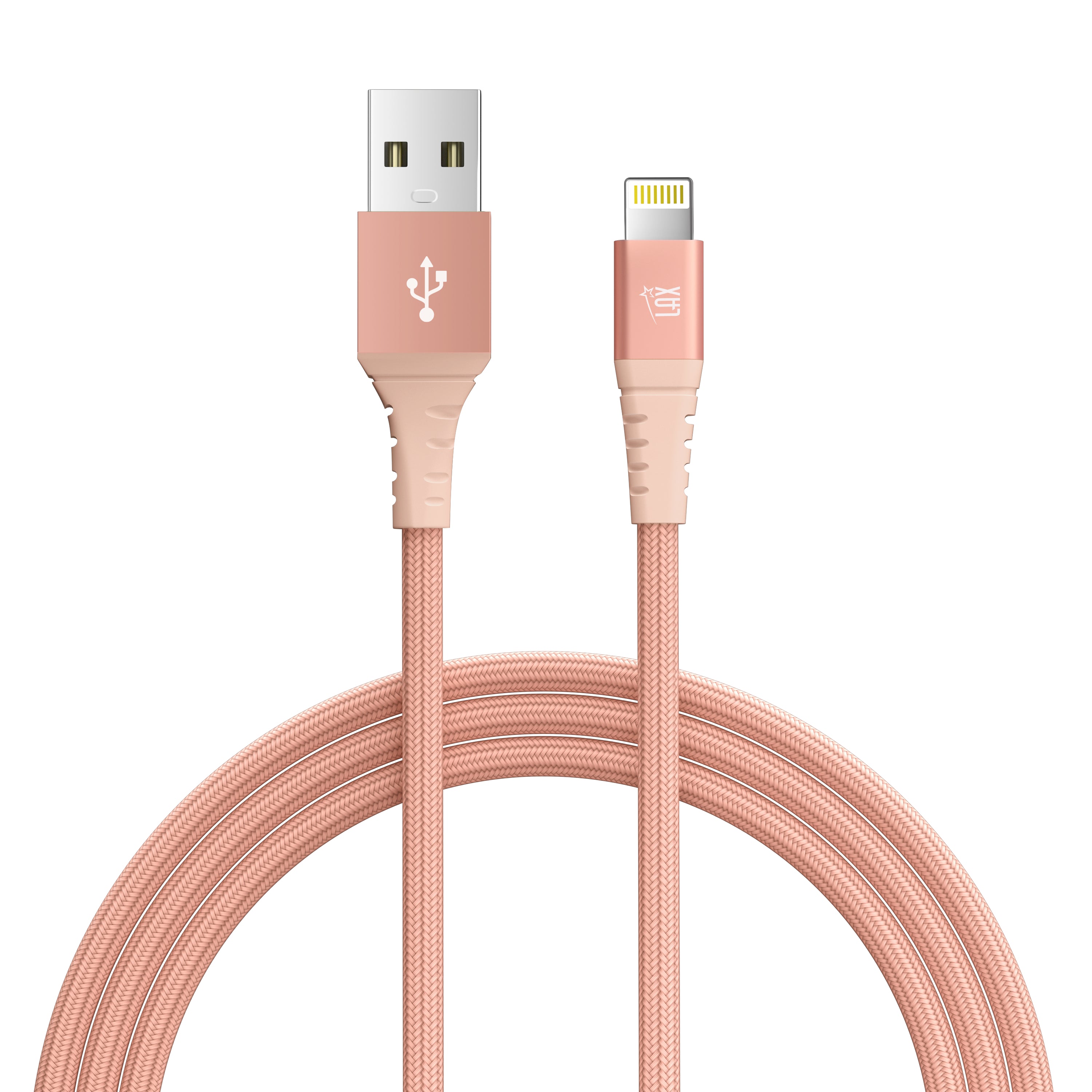 Apple MFi Certified Braided Iphone  Cable - 4 Feet -