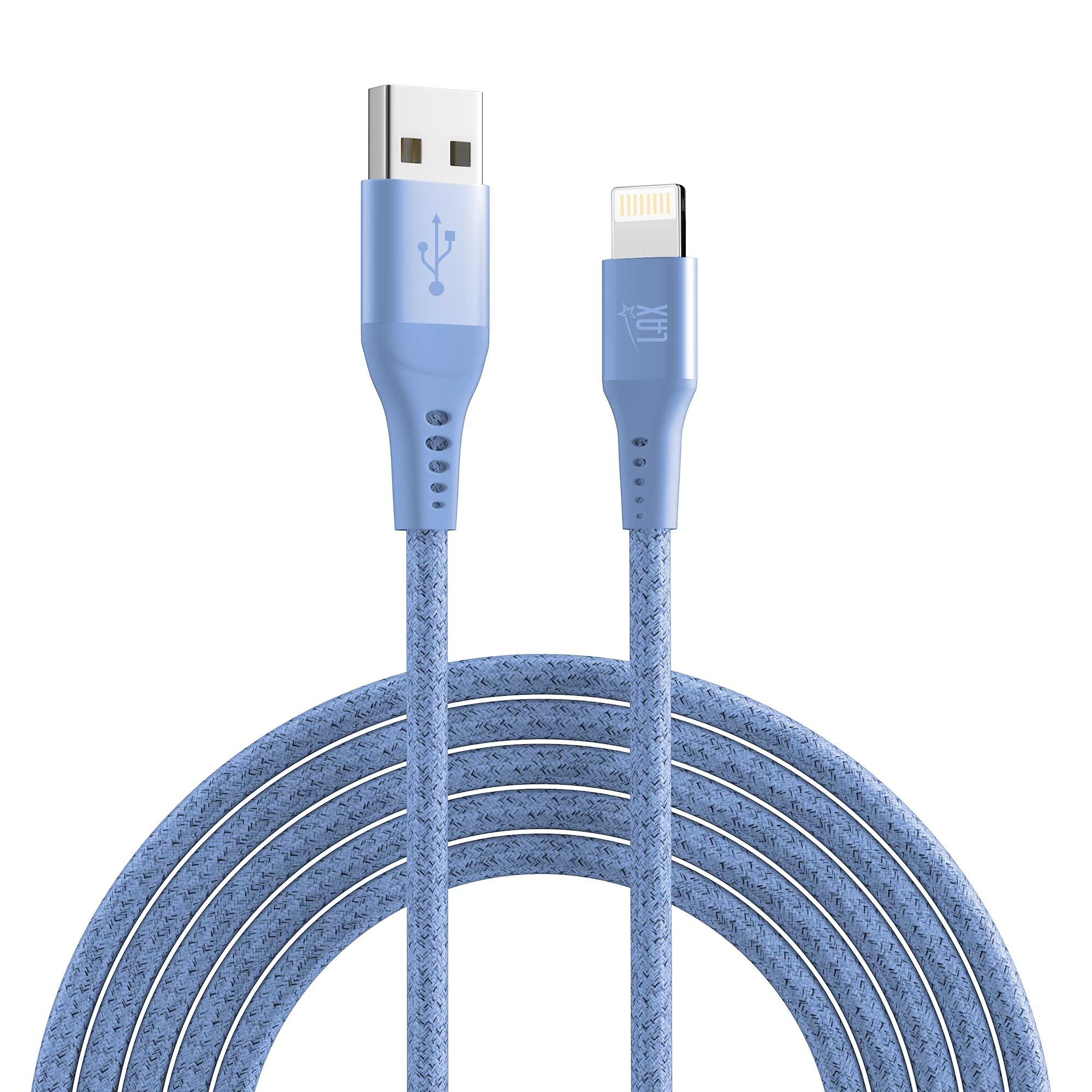 Apple MFi Certified Lace Iphone Cables - 10 Feet
