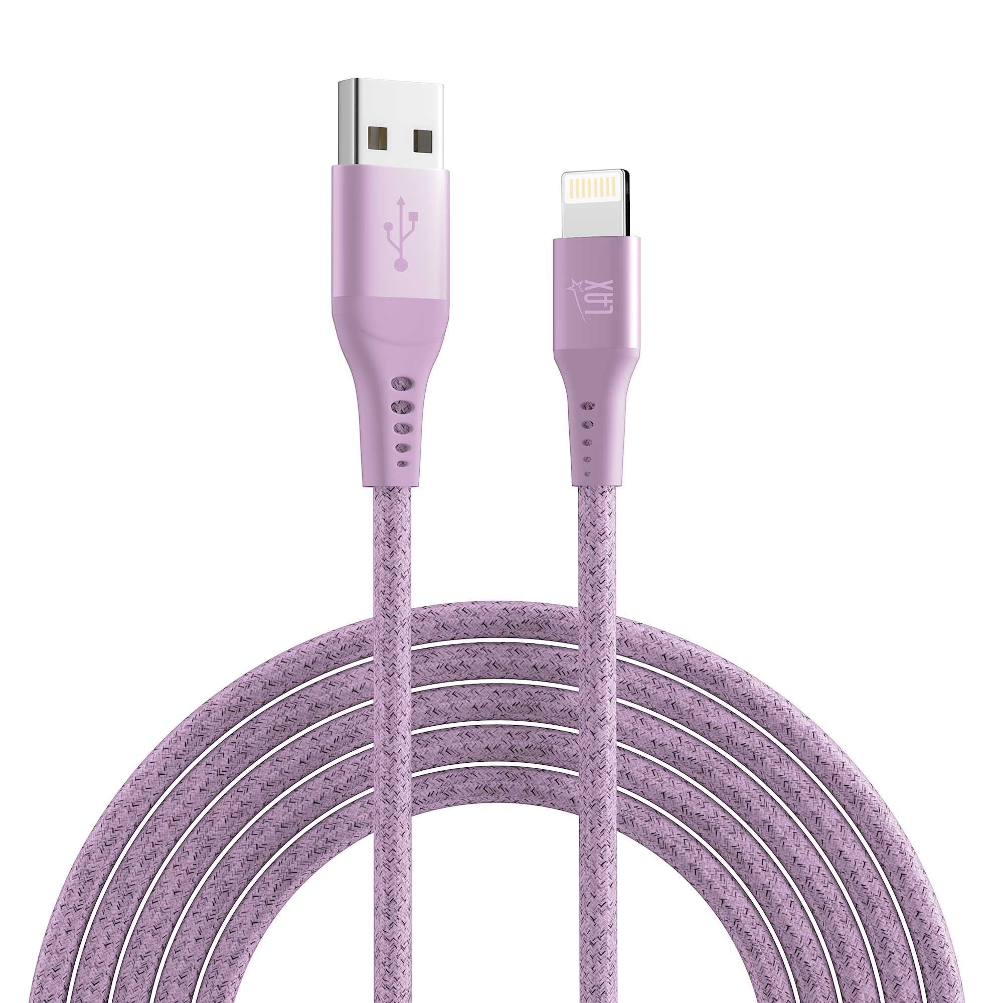 Apple MFi Certified Lace Iphone Cables - 10 Feet