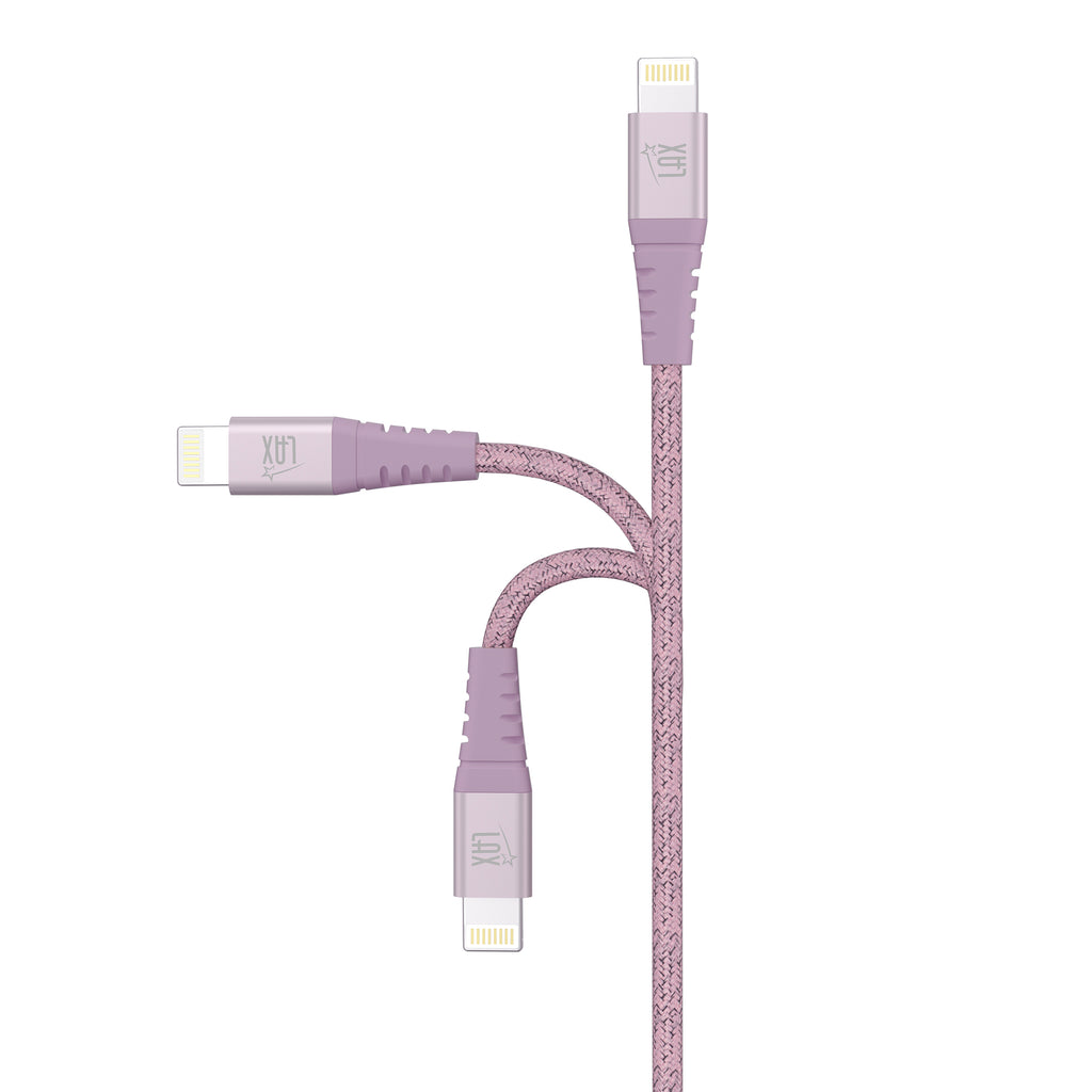 Apple MFi Certified Lace Iphone Cables - 4 & 10 Feet
