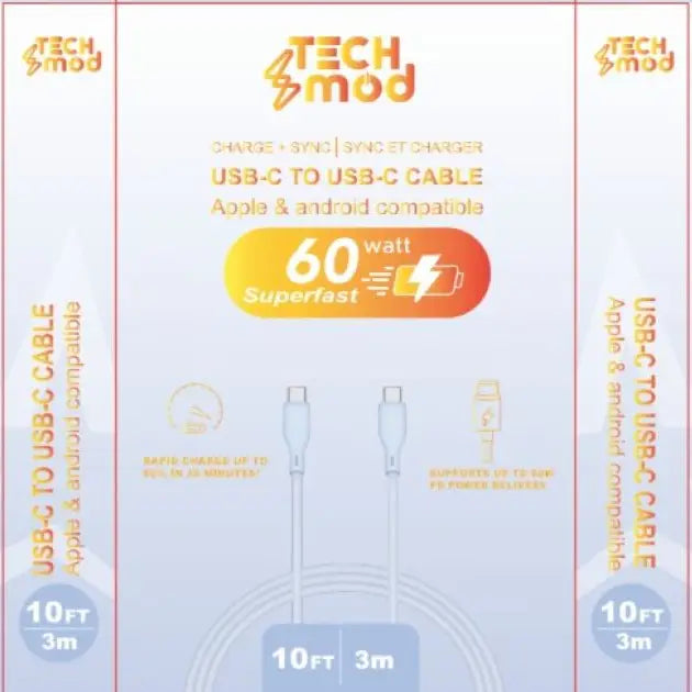 LAX - TM USB-C to USB-C Jelly Cable – 6ft & 10ft