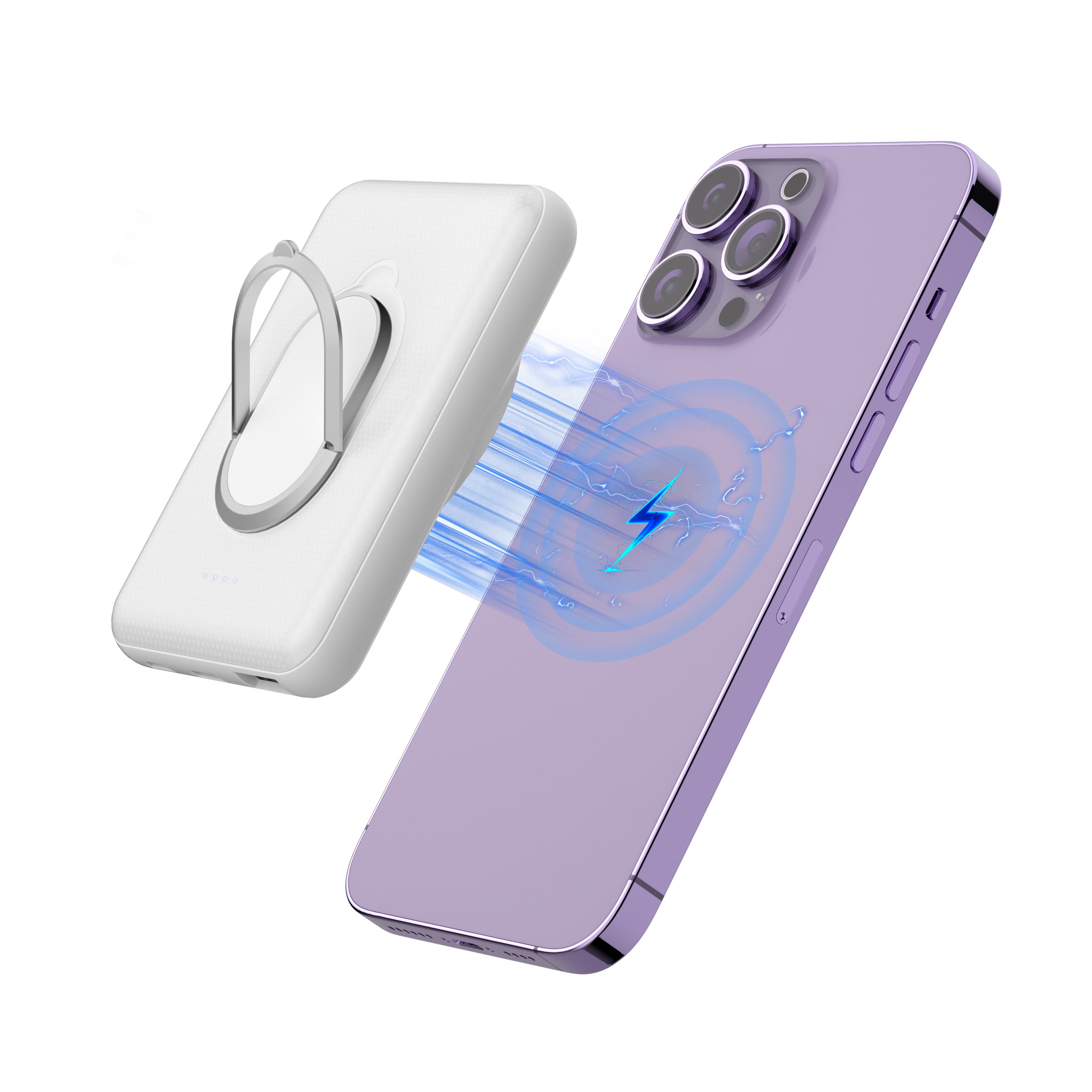 MagSafe Compatible power bank with Kick Stand 6600mAh