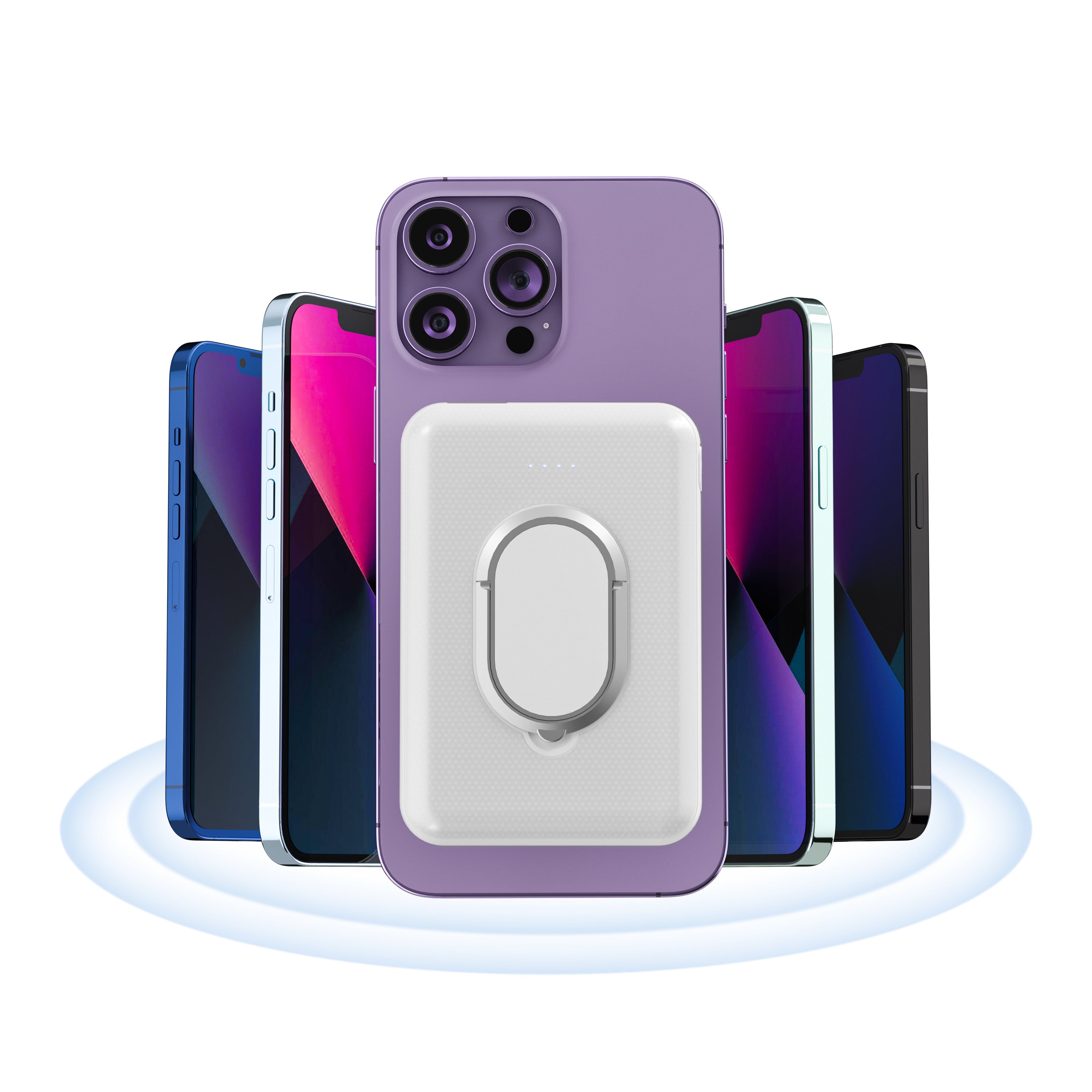 MagSafe Compatible power bank with Kick Stand 6600mAh