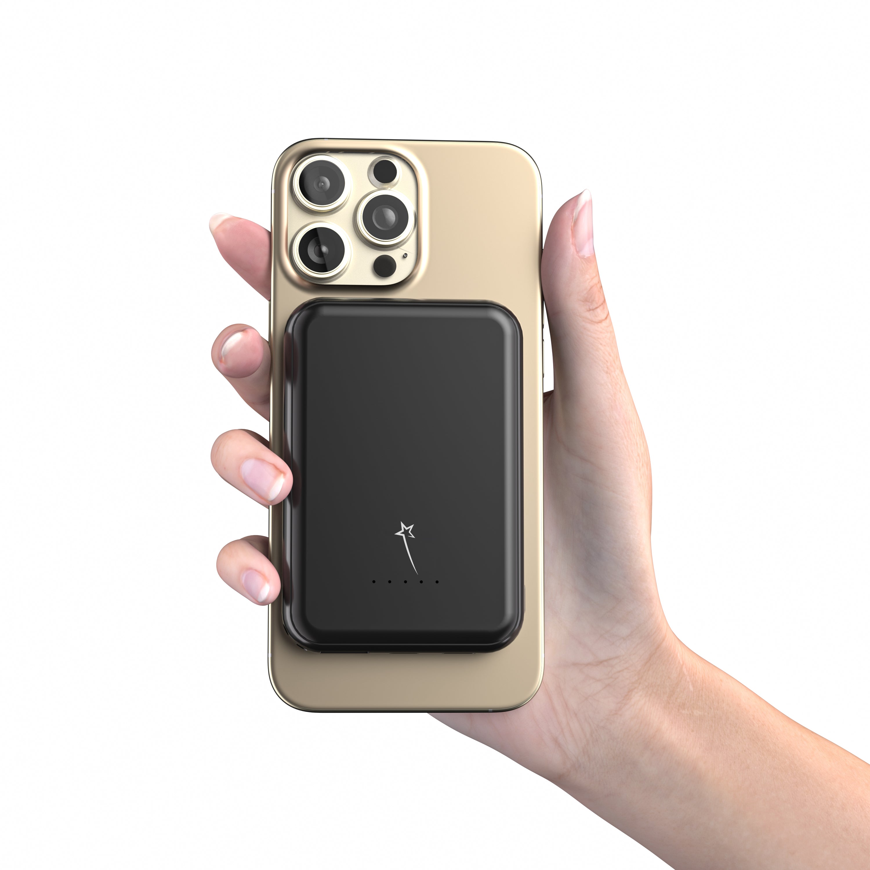 MagSafe Power Bank with 20W PD Charger & 4-in-1 Charging Cable – Black & White