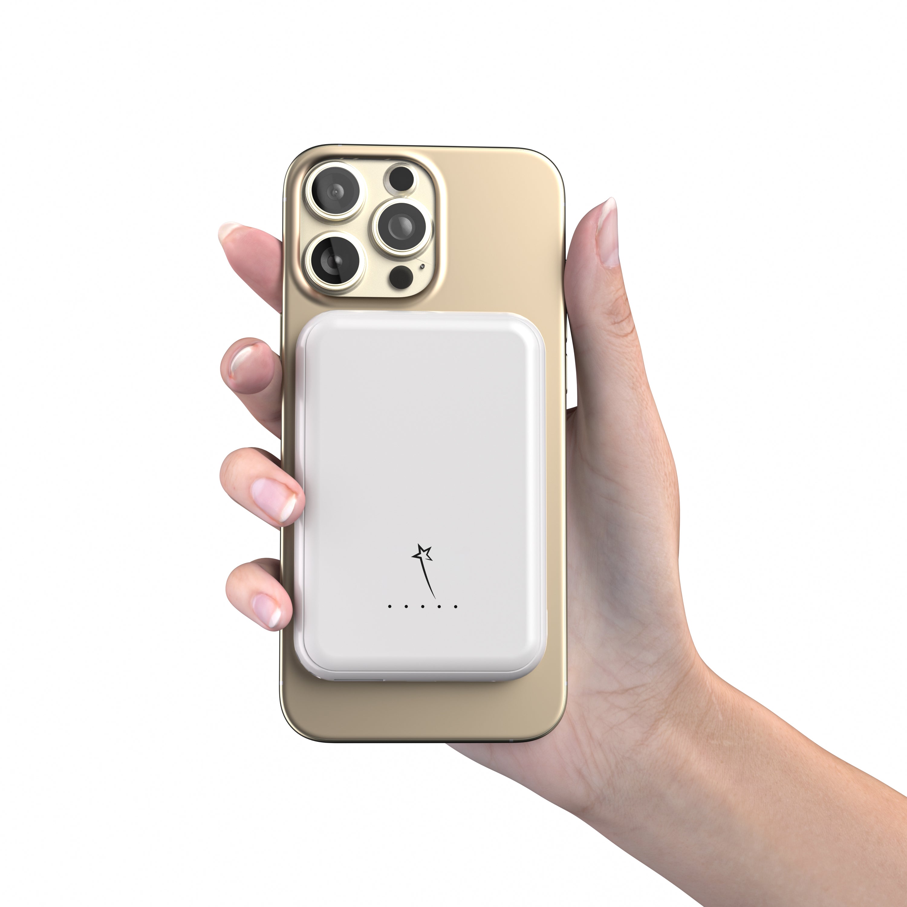 MagSafe Power Bank with 20W PD Charger & 4-in-1 Charging Cable – Black & White