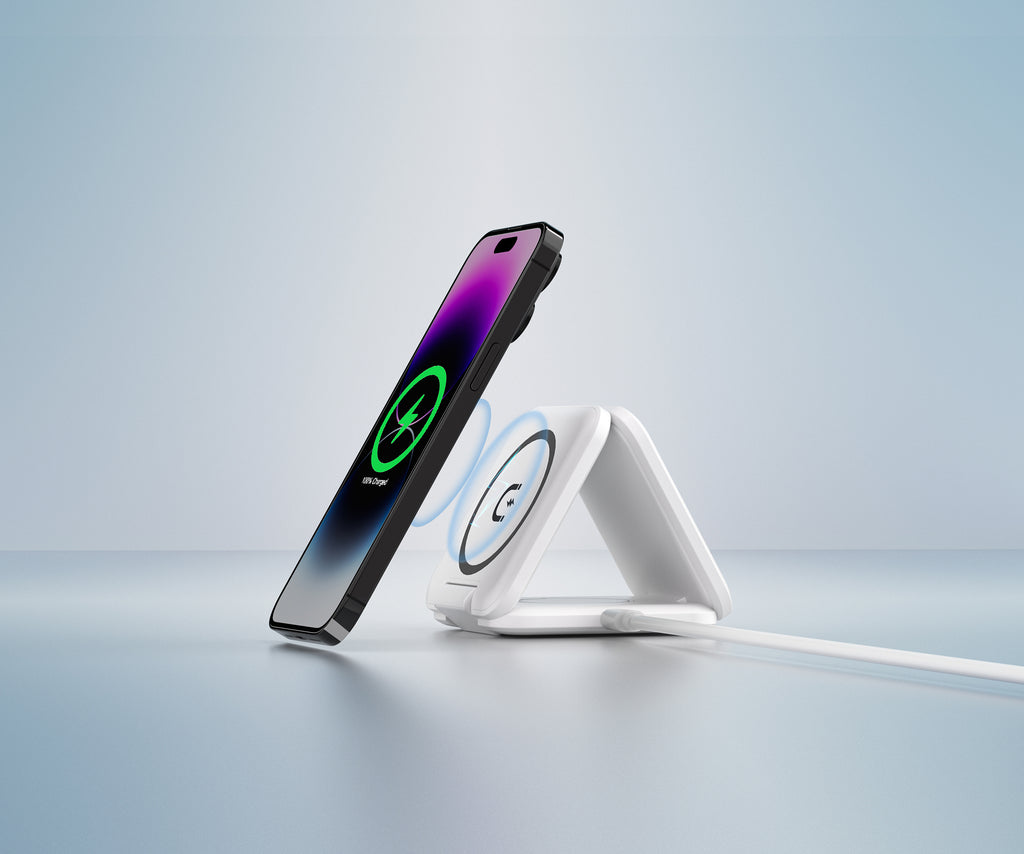 3-in-1 Magnetic  Foldable Wireless Charger for iPhone, Apple Watch, AirPods
