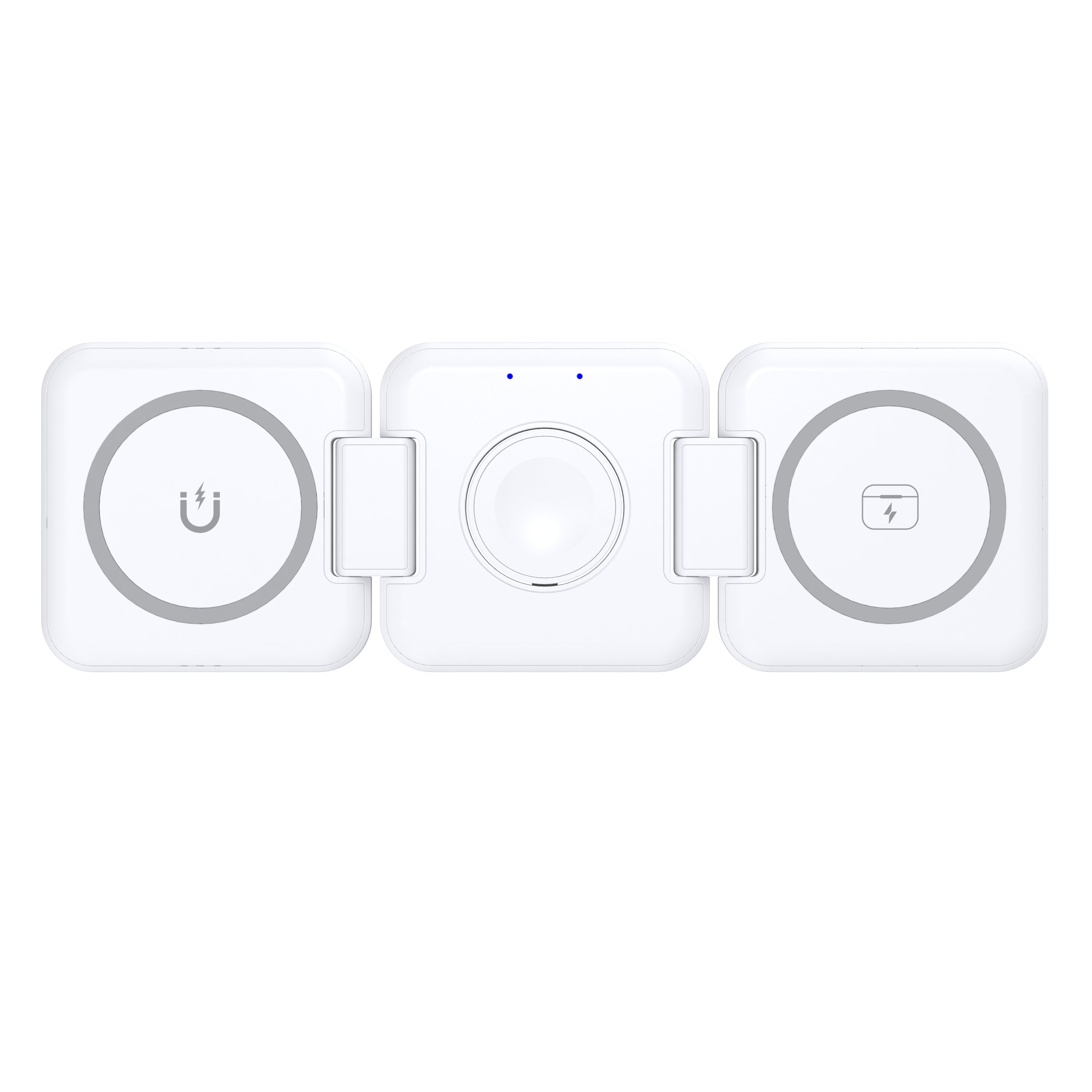 3-in-1 Magnetic  Foldable Wireless Charger for iPhone, Apple Watch, AirPods