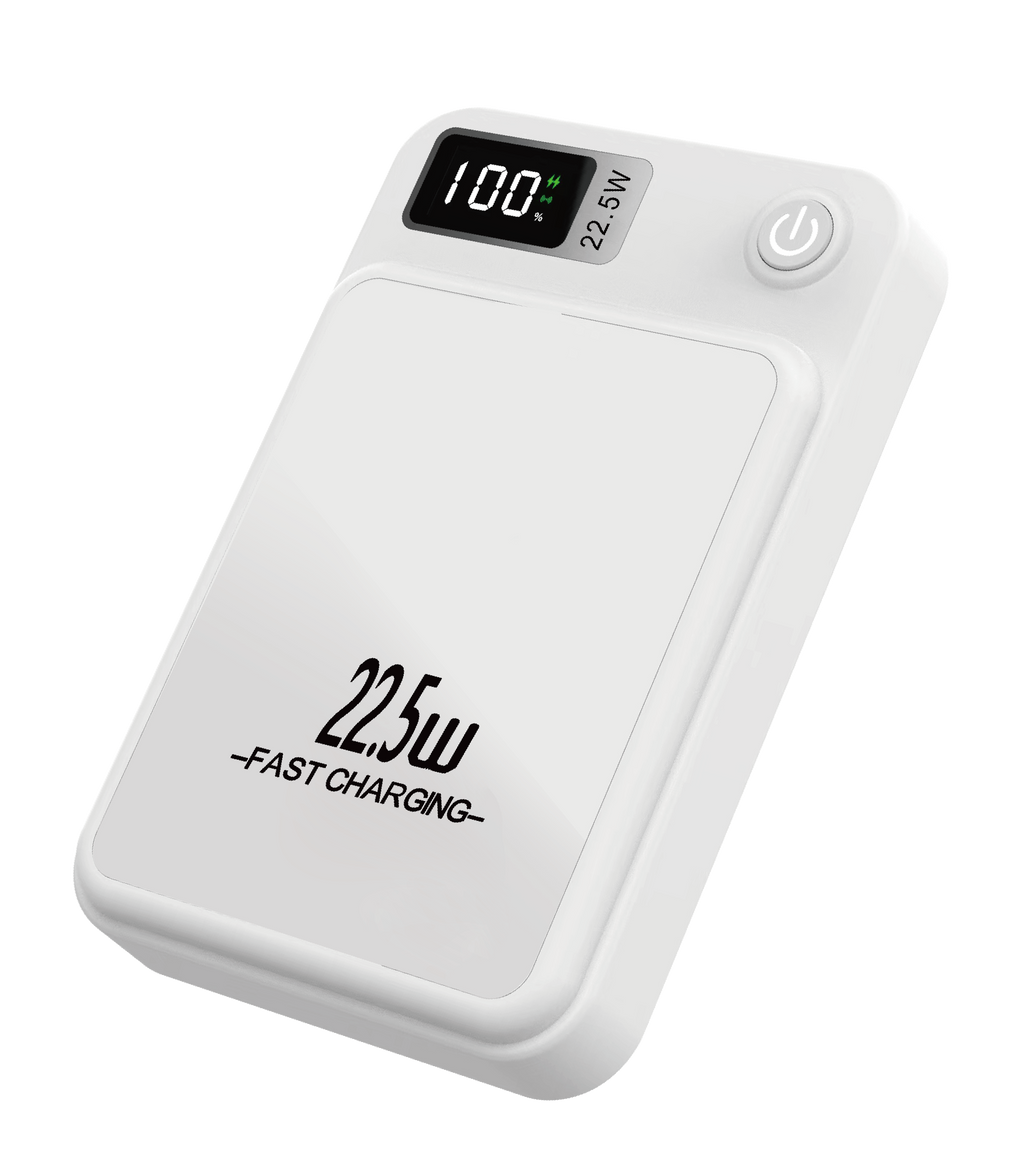 MagSafe compatible 22.5W Power Bank - White